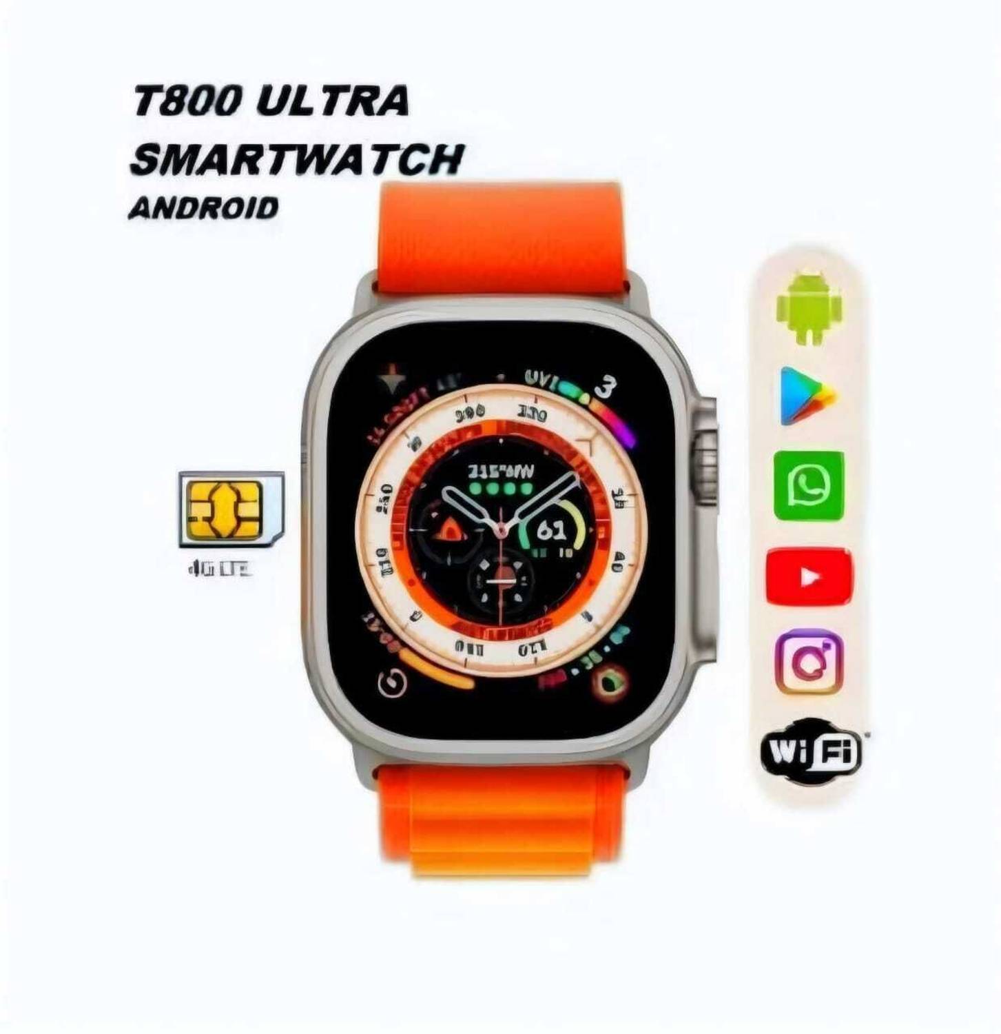 Timofy T800 Ultra 4G Smartwatch - Image 3