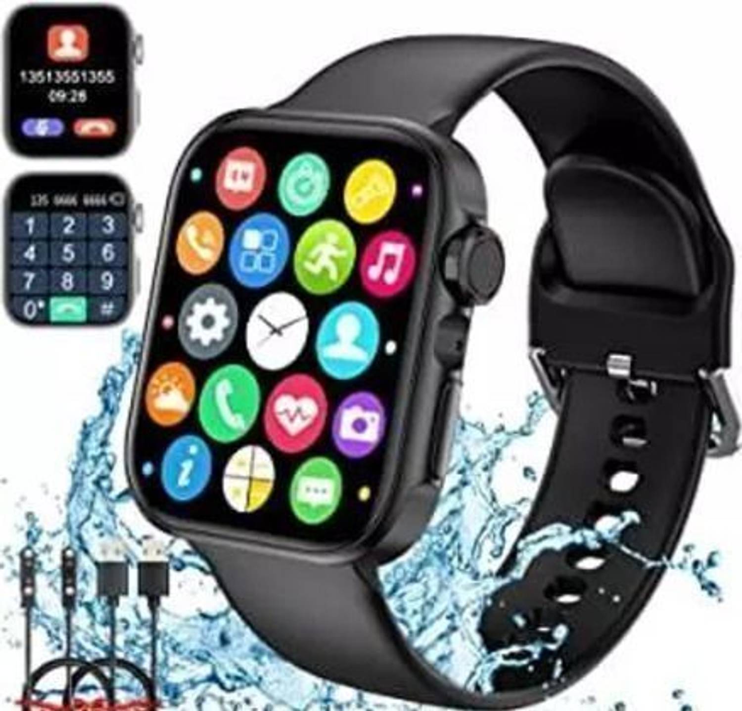 Yash Enterprises PulseWave Smart Band Watch T500 T800 Men BT Call