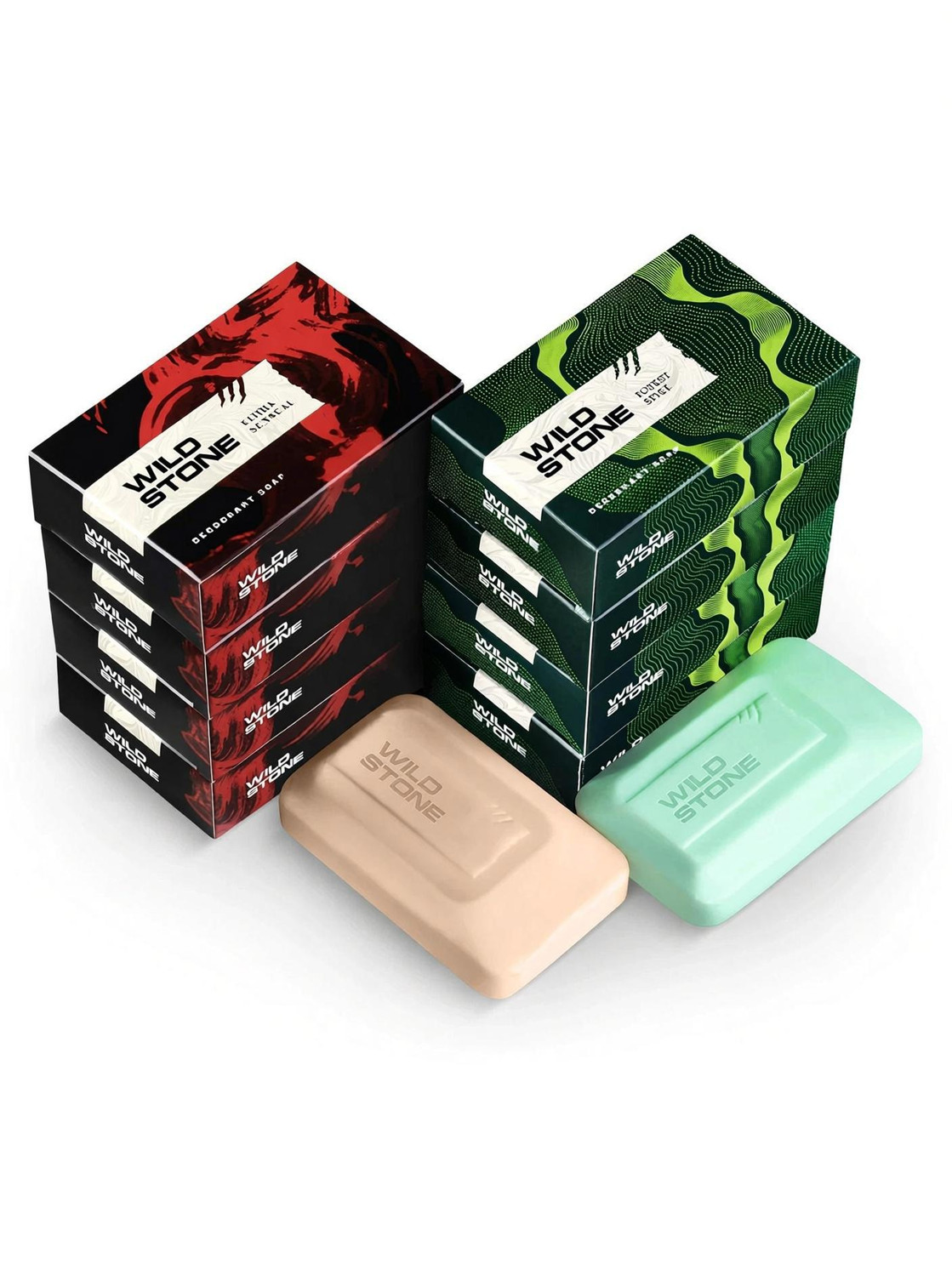 Image of Wild Stone Soap Ultra Sensual & Forest Spice Combo for Men | 100gm Each |