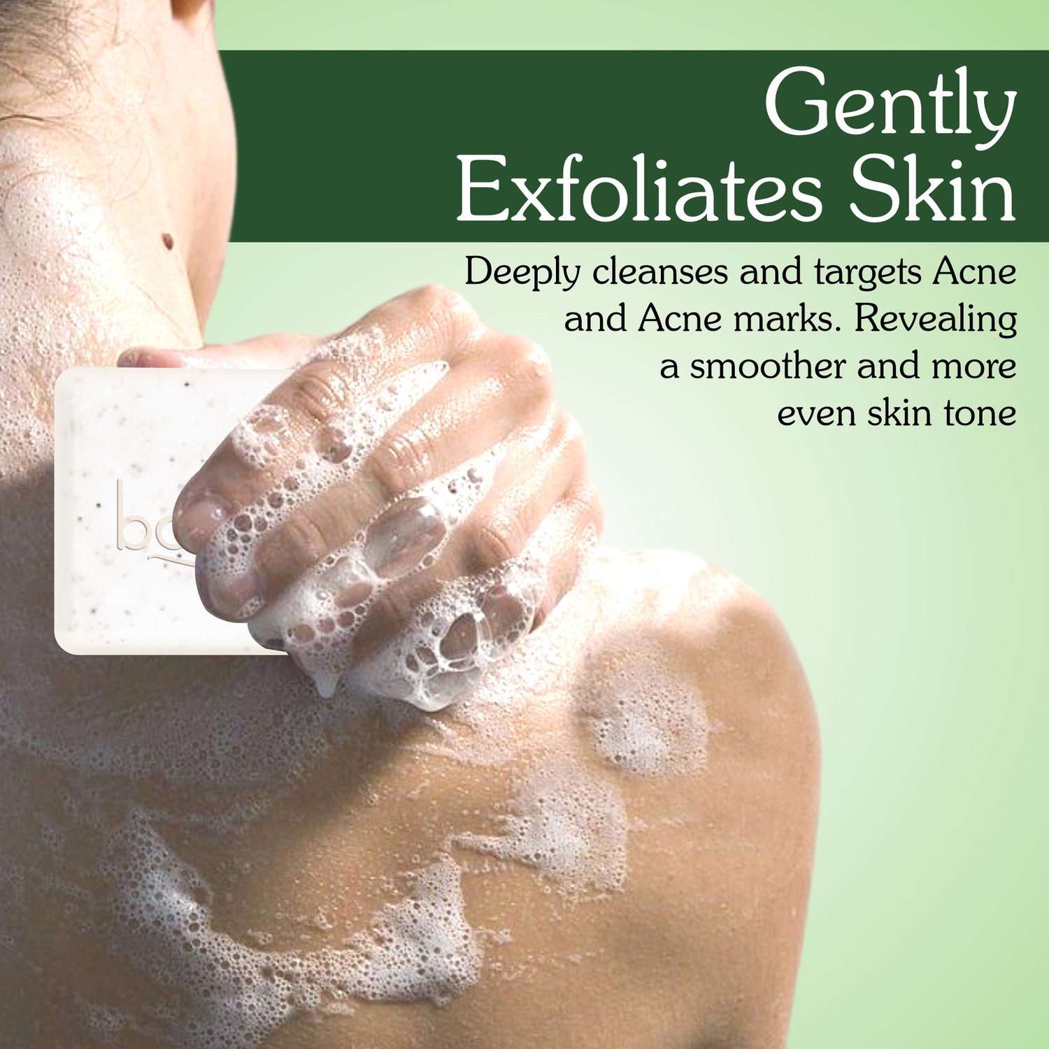 Image of BAKE 2% Salicylic Acid Soap for Body & Back Acne, Reduces Strawberry Legs