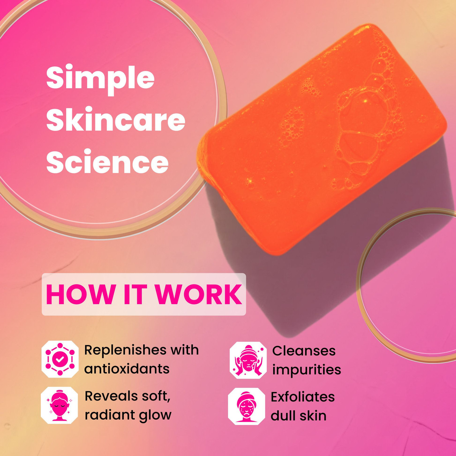 Image of G LOOK Korean Brightening Soap Bar for Glowing & Even-Tone Skin