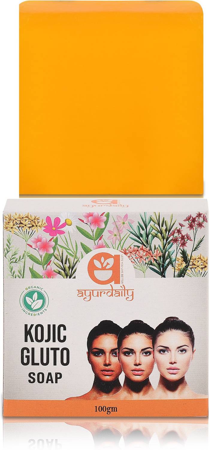 Ayurdaily Kojic Gluto Body Soap with Niacinamide | Reduce Pigmentation