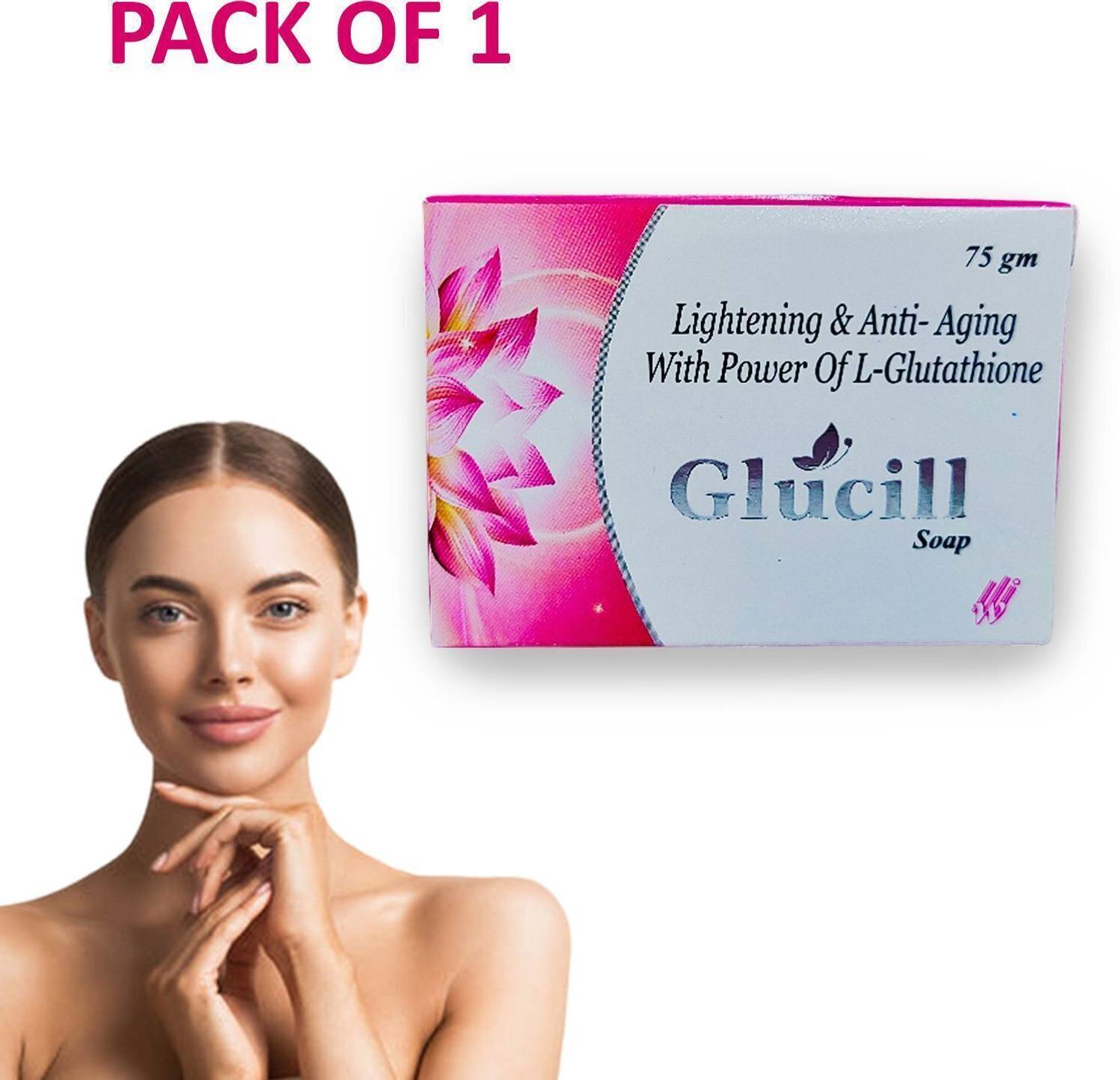 glutathione anti aging soap GLUCILL With Vitamin E & C For Antioxidant and Skin-Benefiting Properties Glutathione | Antioxidant Tripeptide Size:1.69 Oz كريم مناسب للبشرة الناضجة