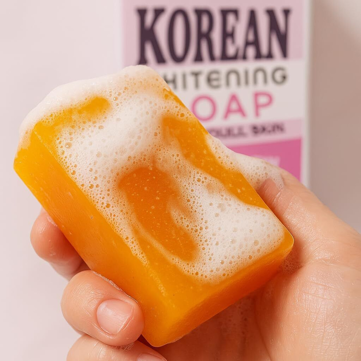 Image of G LOOK Korean Brightening Soap Bar for Glowing & Even-Tone Skin
