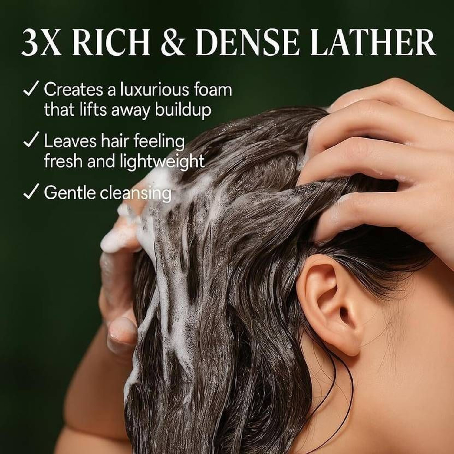 Image of G LOOK Nature Seven Green Shampoo Bar Hair Fall, Dandruff & Hair Growth Solid Shampoo