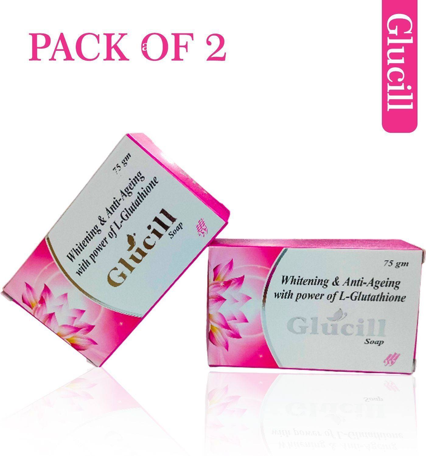 GLUCILL Soap Is Described as Having Anti-Aging Benefits, Helping to Combat Fine Lines