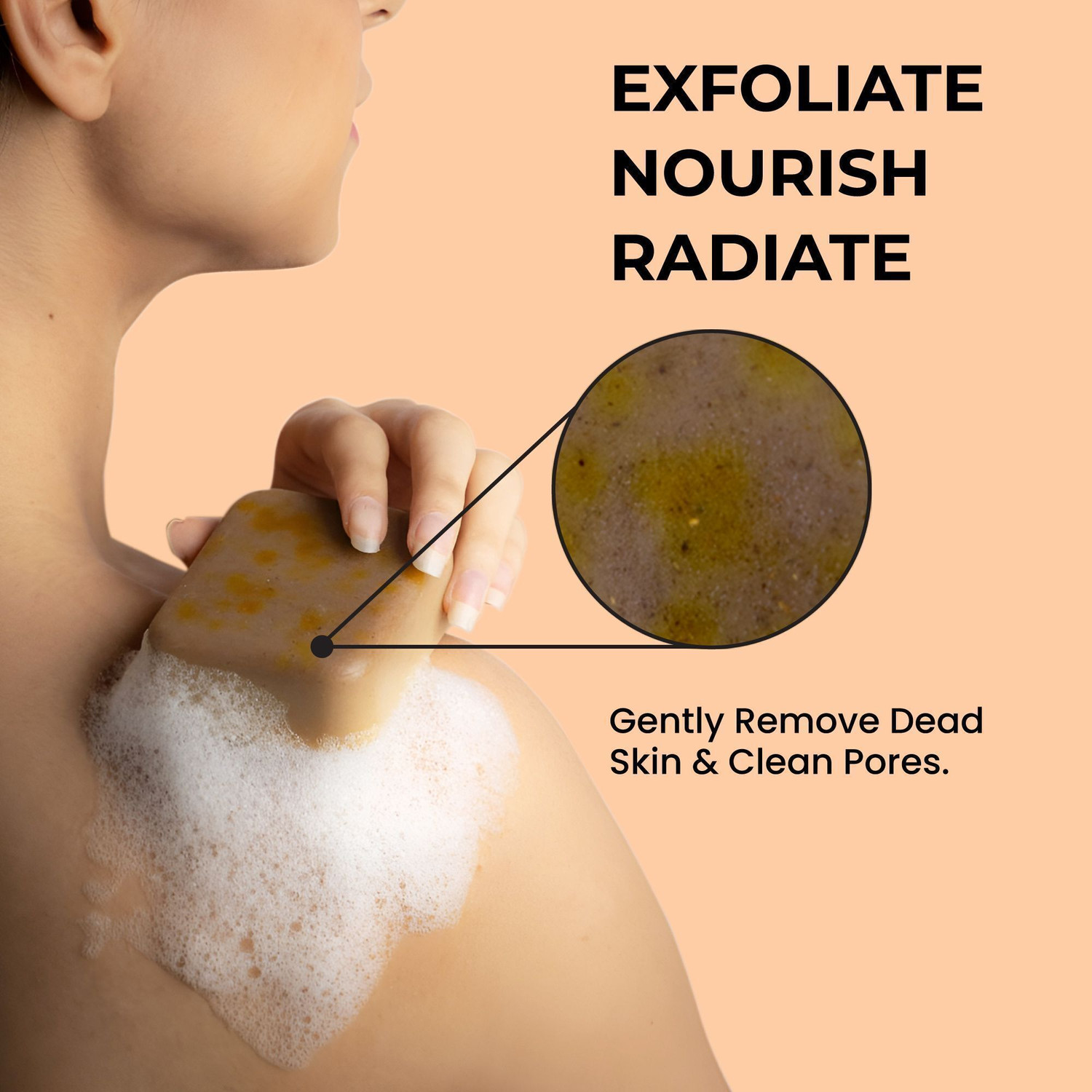 Image of Ghar Soaps Magic Soap Sandal Wood And Saffron for DeTan and Glowing Brightening Skin