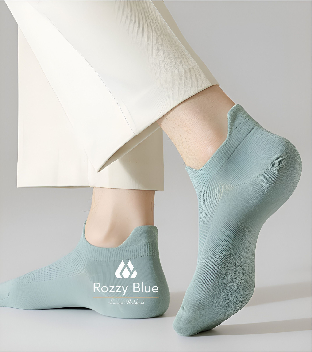 Image of RozzyBlue Unisex Striped Ankle Length