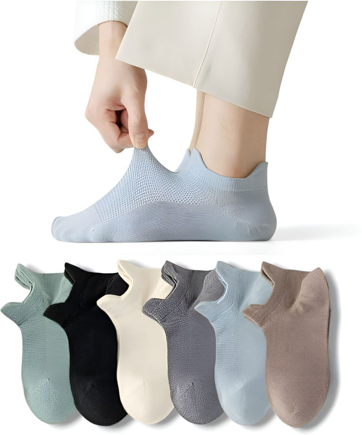 Image of RozzyBlue Unisex Striped Ankle Length