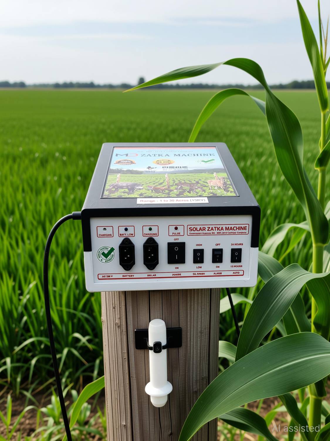 Amtech Controls MD FENCE ENERGIZER PWM Solar Charge Controller