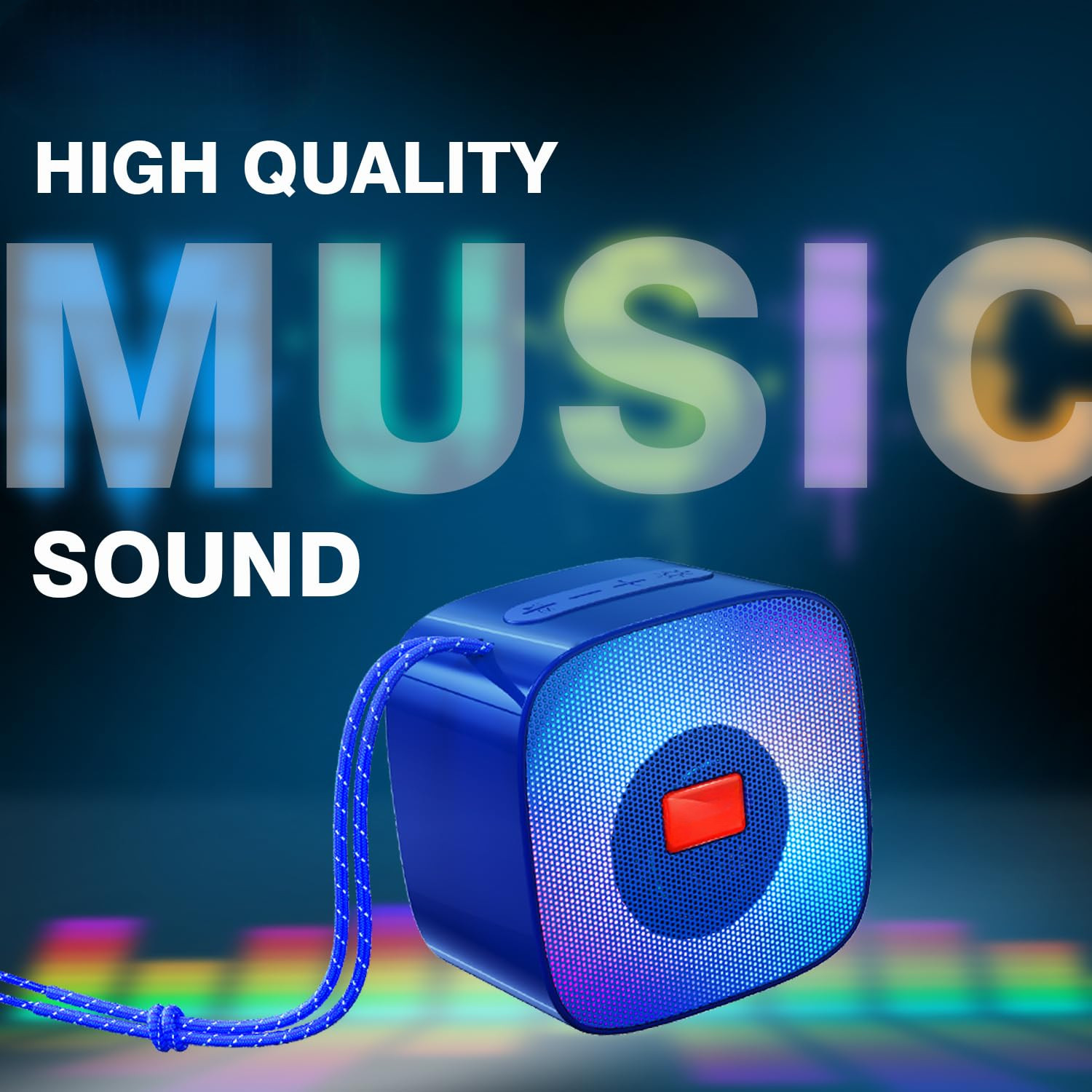Image of SACRO S113 Bluetooth (PORTABLE DESKTOP SPEAKER) Dynamic Thunder Sound & High Bass C9 5 W Bluetooth Laptop /Desktop Speaker