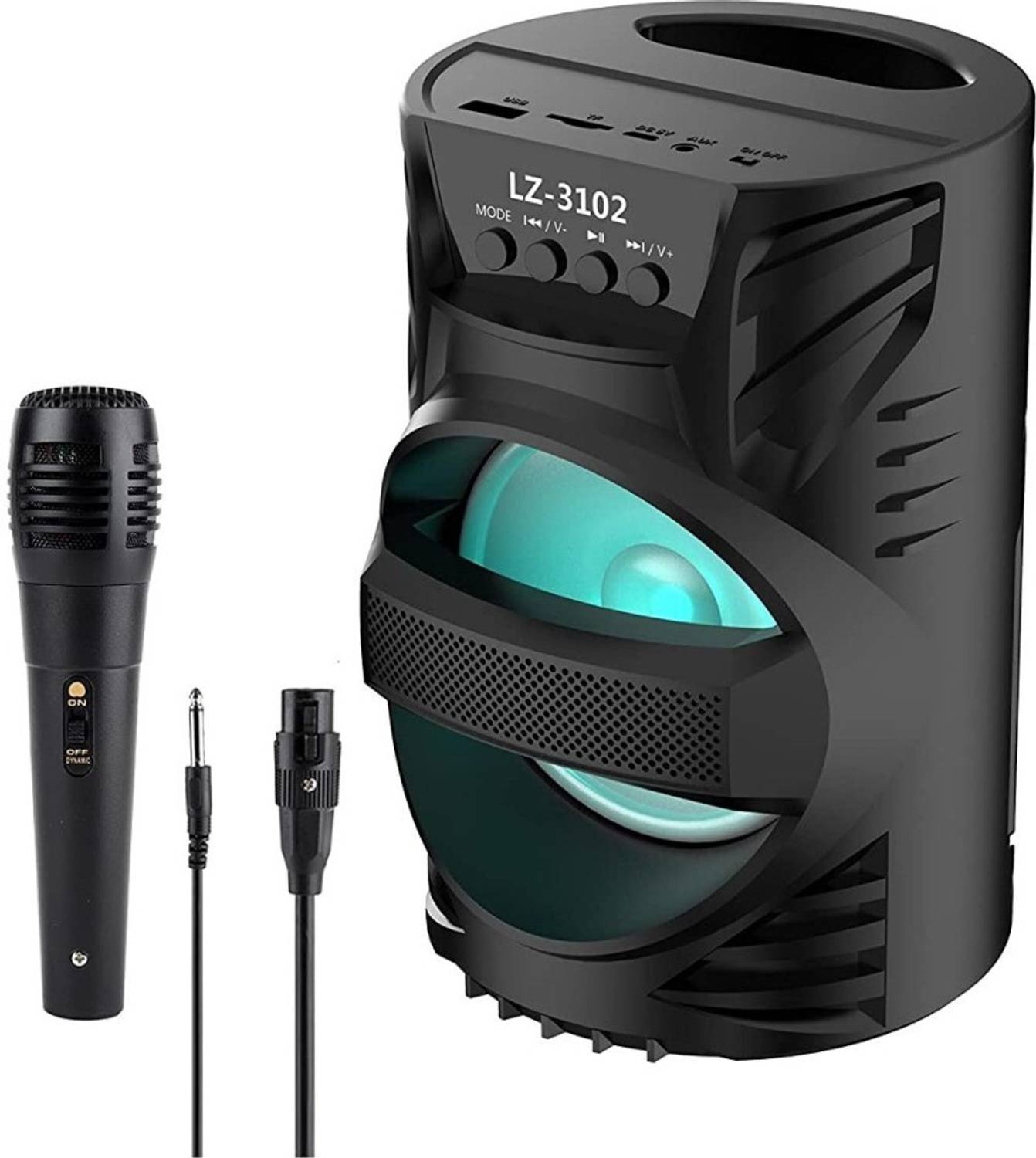4uonly WS-04 Mic Speaker for Home Office Party Bluetooth Speaker jko16 56 W Bluetooth Party Speaker