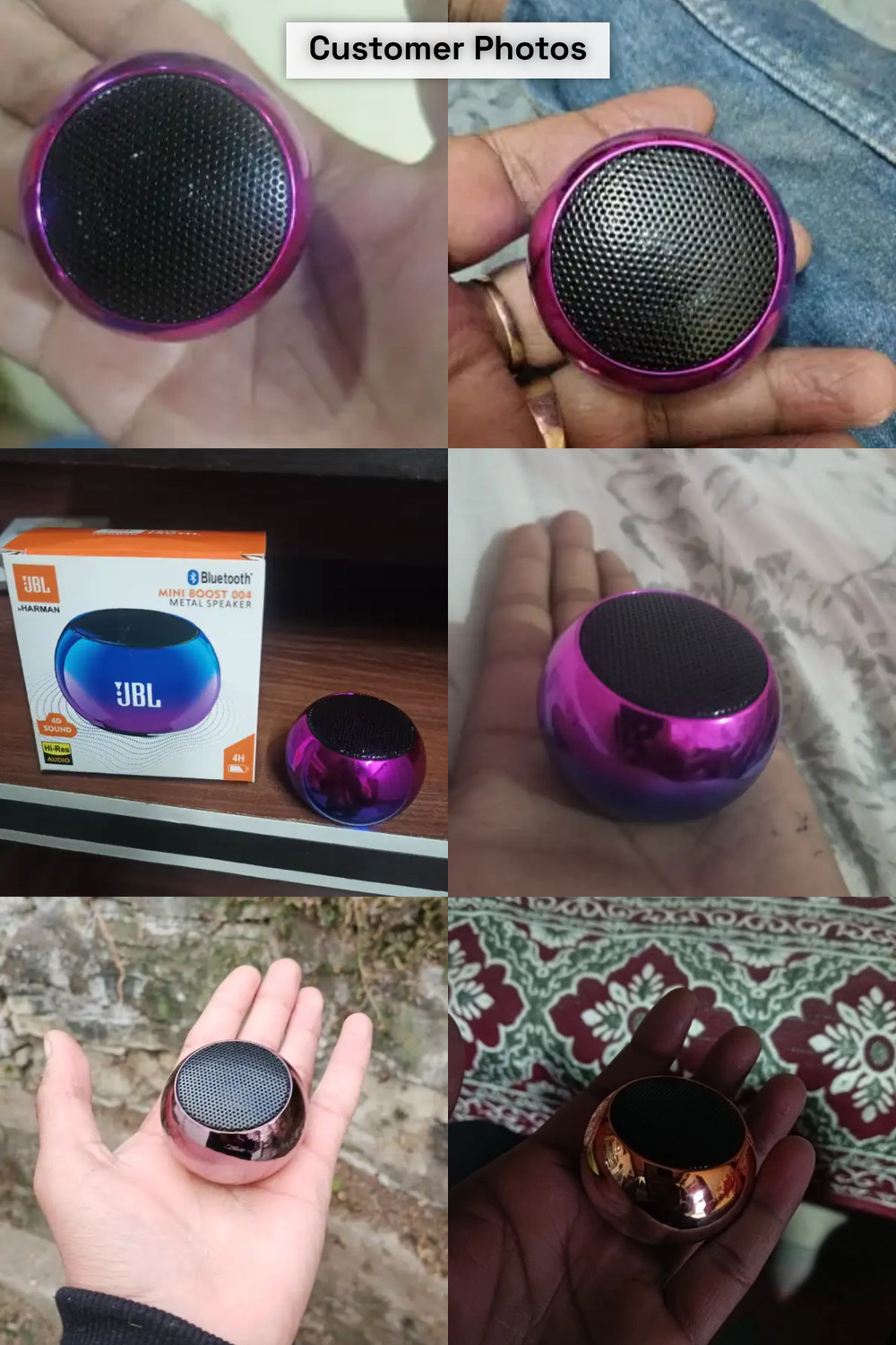 Image of Anandani Mini M4 Boost Wireless Mini Electroplating Speaker 10 W Bluetooth Party Speaker