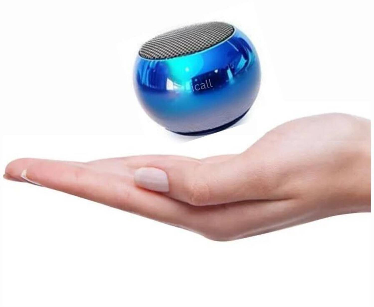 FITRIC Mini Bluetooth Speaker, Mini Boost, M4 Wireless Coin Speaker with Google & Siri Assistant Smart Speaker