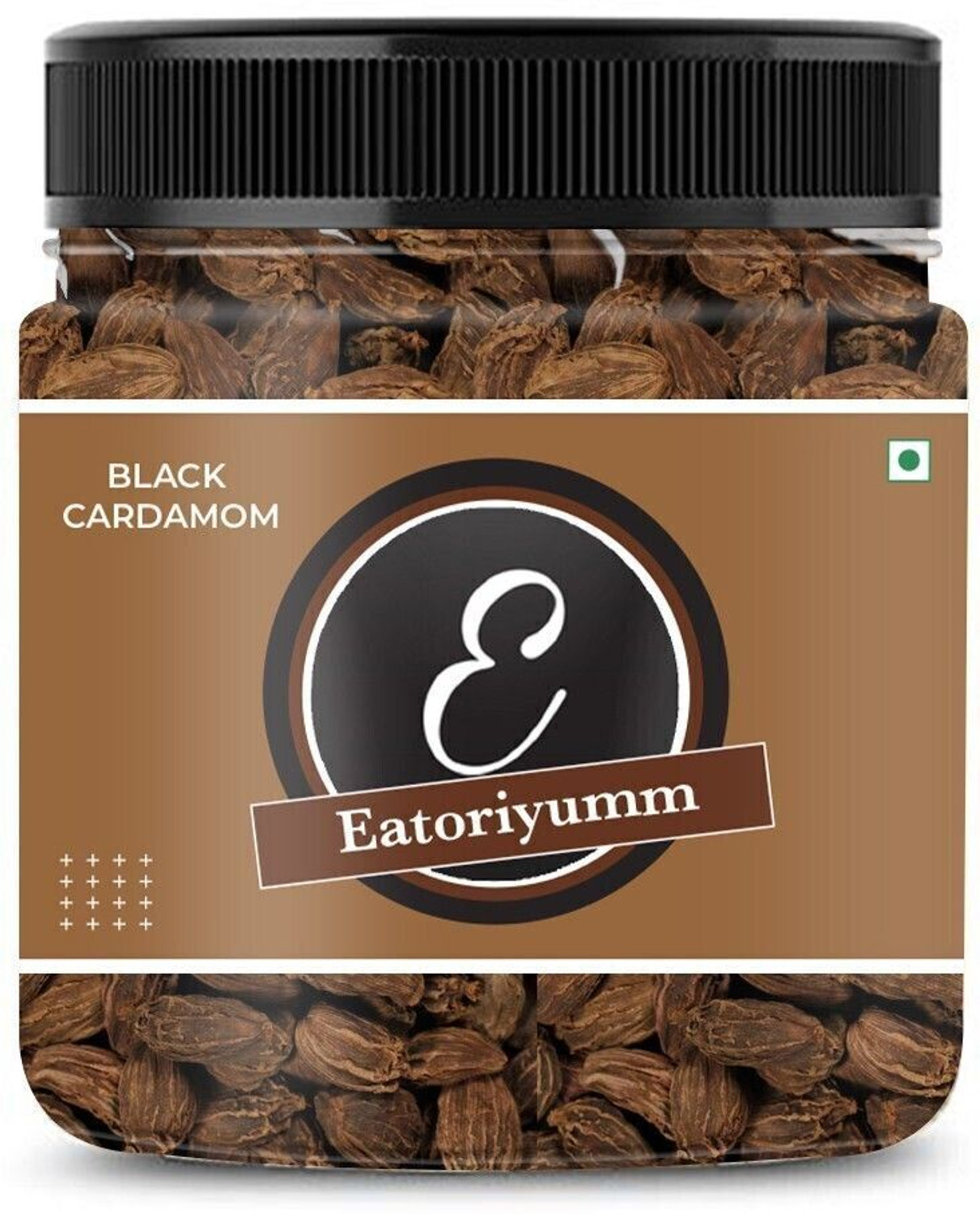 Image of Eatoriyumm Whole Black Cardamom | Badi Elaichi | Kali Elaichi | Sabut Badi Elaichi