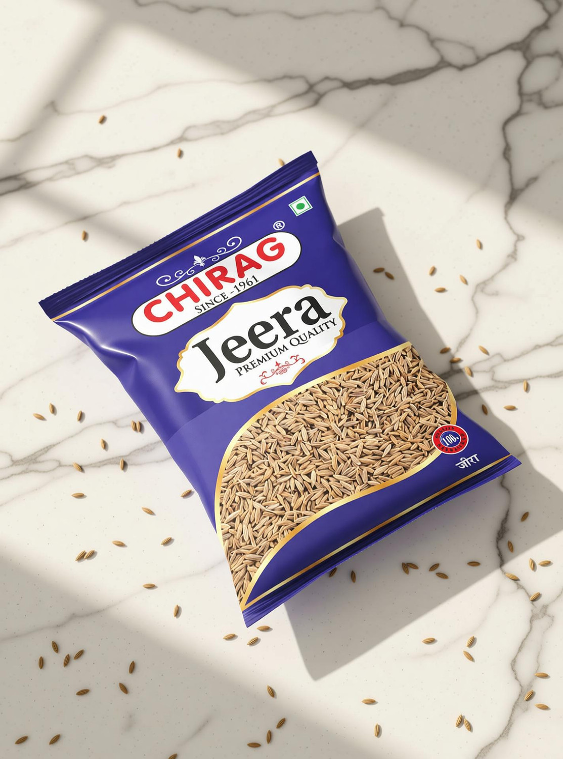 Image of chirag Daily Cumin Seed Whole (Jeera sabut) 500g -