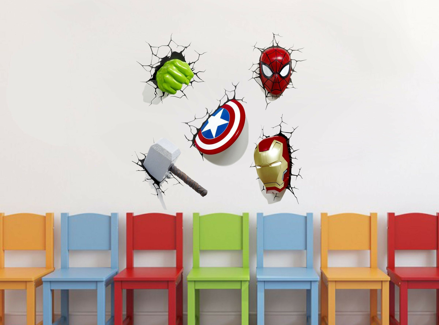 Image of DivineDesigns 61 cm Avengers Weapons Self Adhesive Sticker