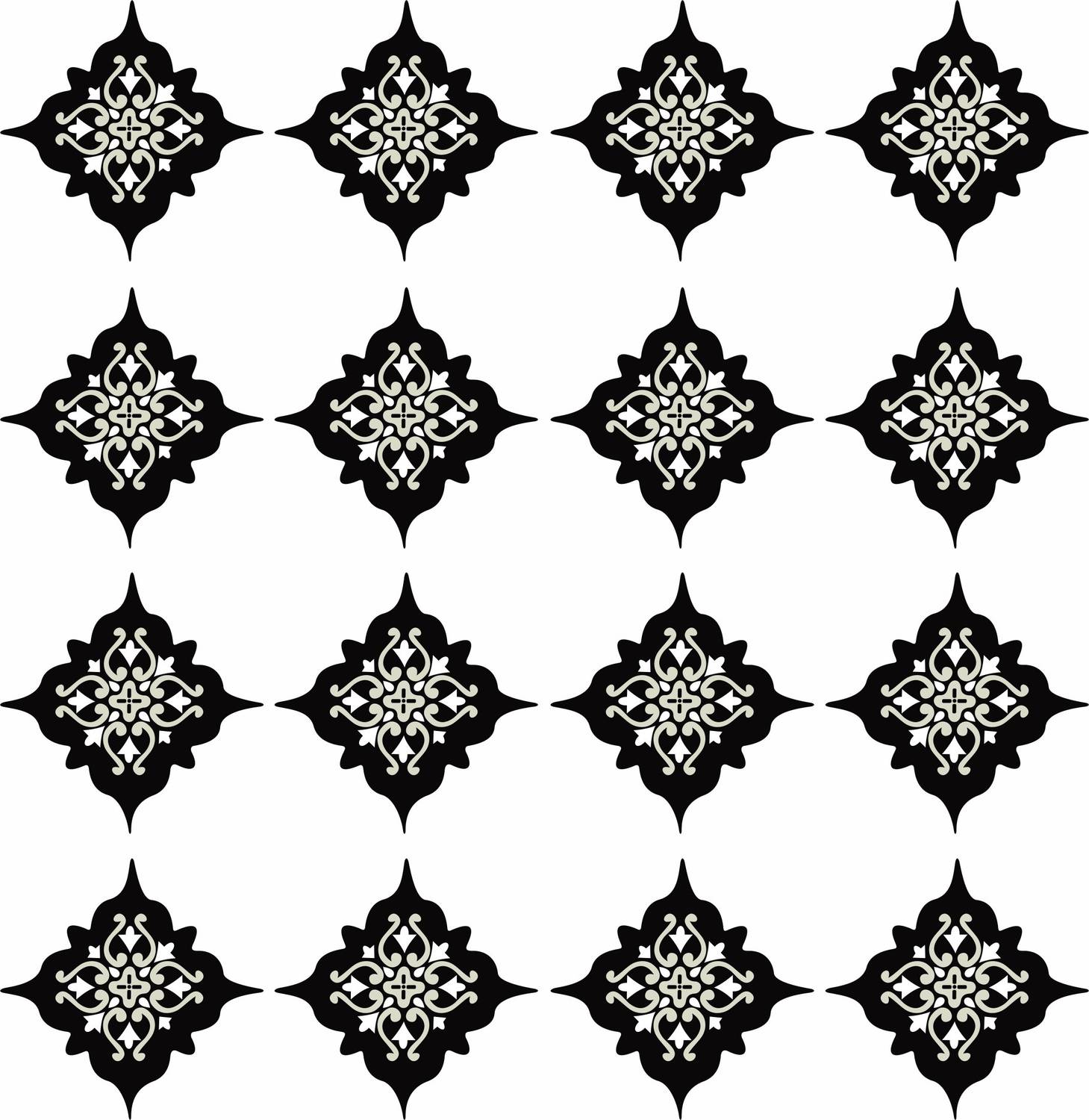 Aashrut decor 8 cm Flower Waterproof and Anti Oil Stain Kitchen Wall Sticker Self Adhesive Sticker