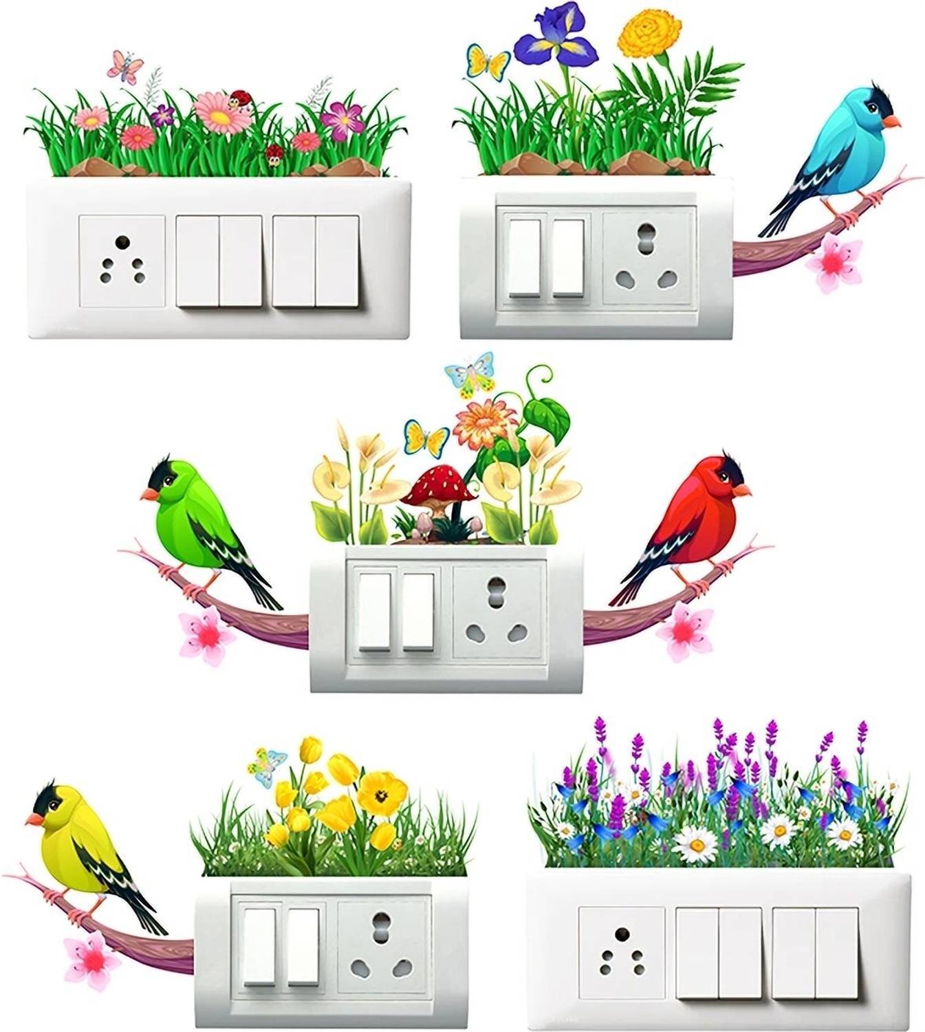 Arnema 46 cm Switch Board Sticker & Wall Sticker size 30 cm x 46 cm Self Adhesive Sticker