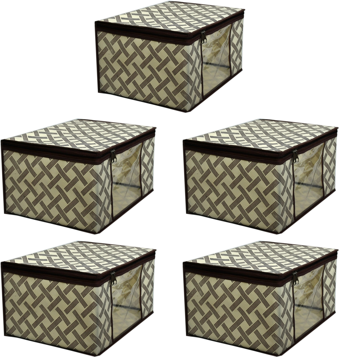 Image of VYORA Saree Cover clothes Garment Organizer Pack of 5 Storage Box