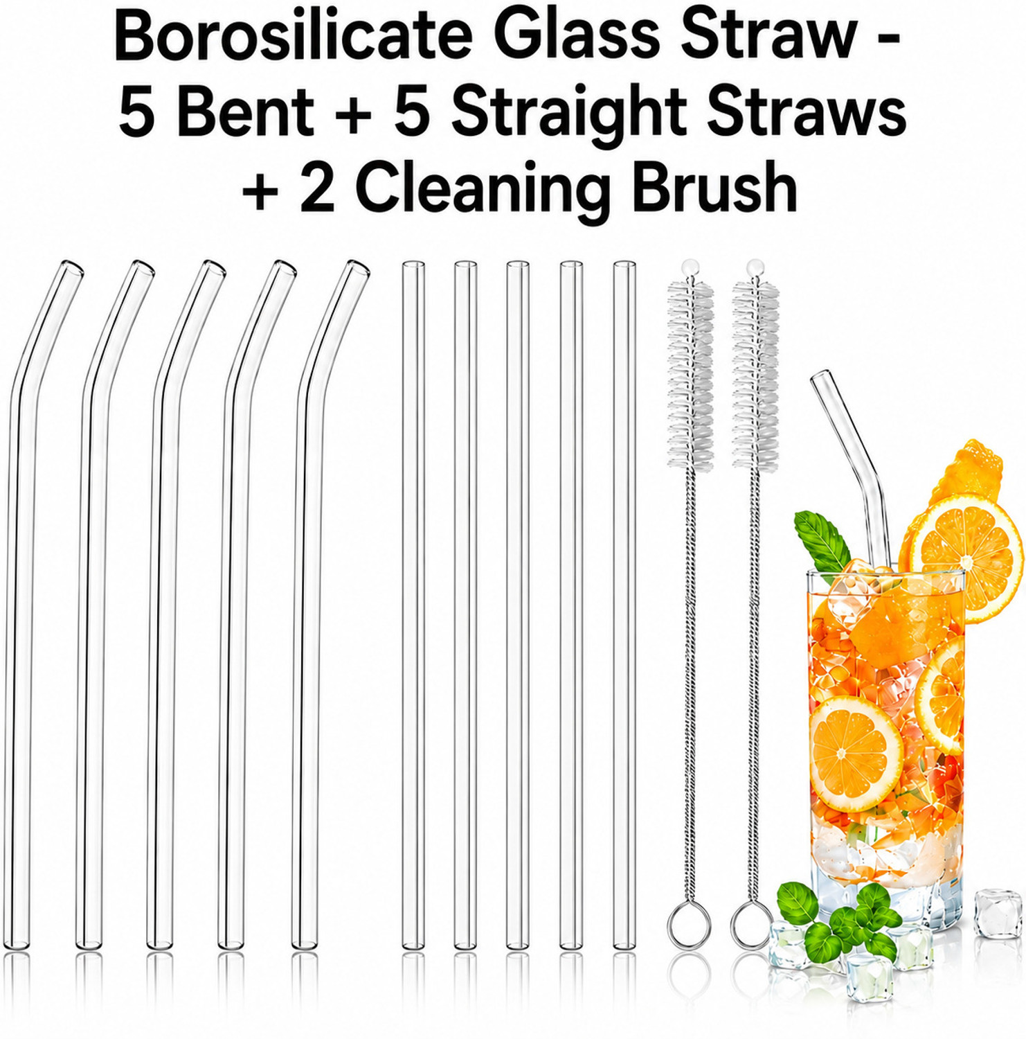 Image of GoKartify Bent Drinking Straw