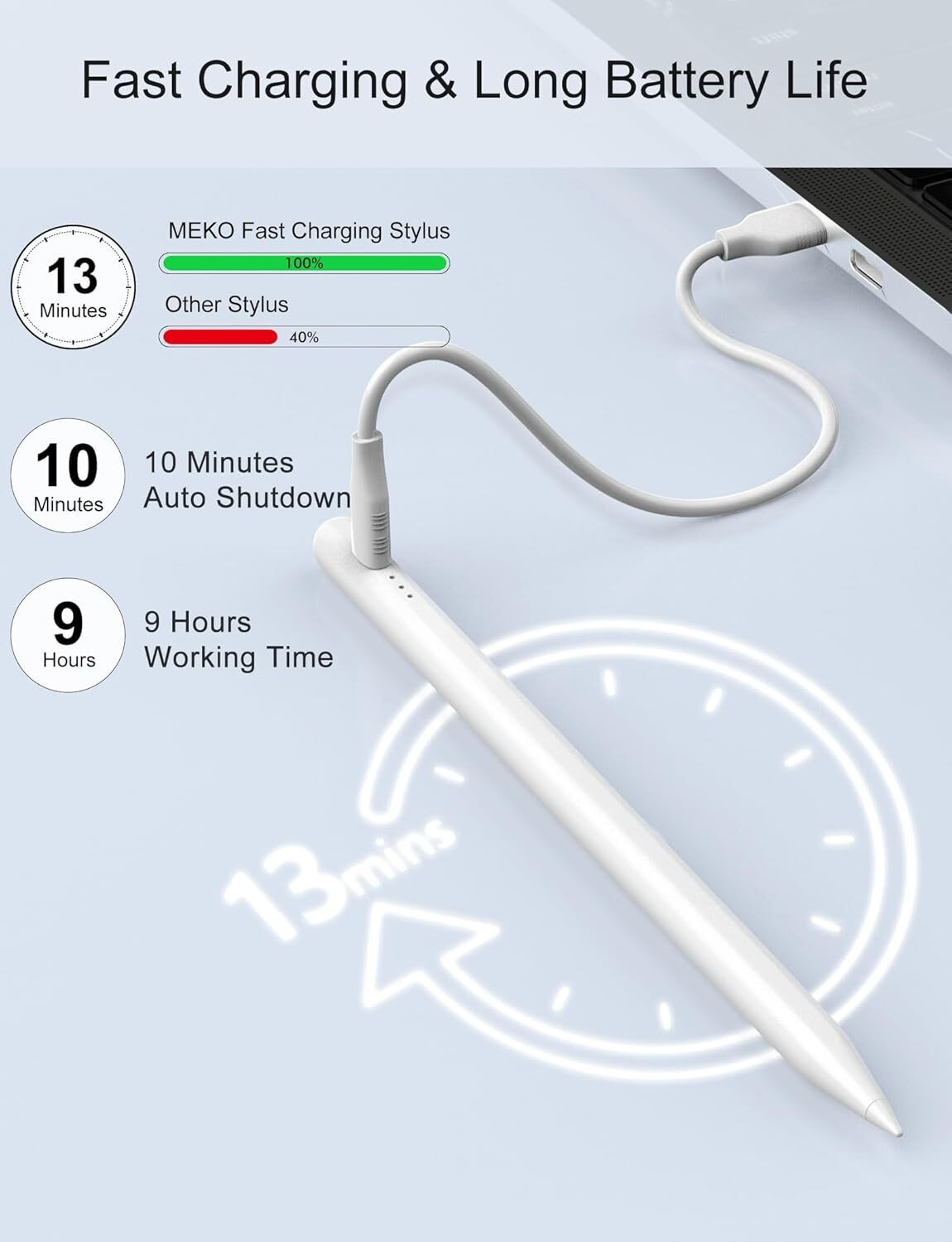 Image of WTR Touch Pen Universal Magnetic Disc Touch Pen Works on Any Touch Screen pen bb Stylus