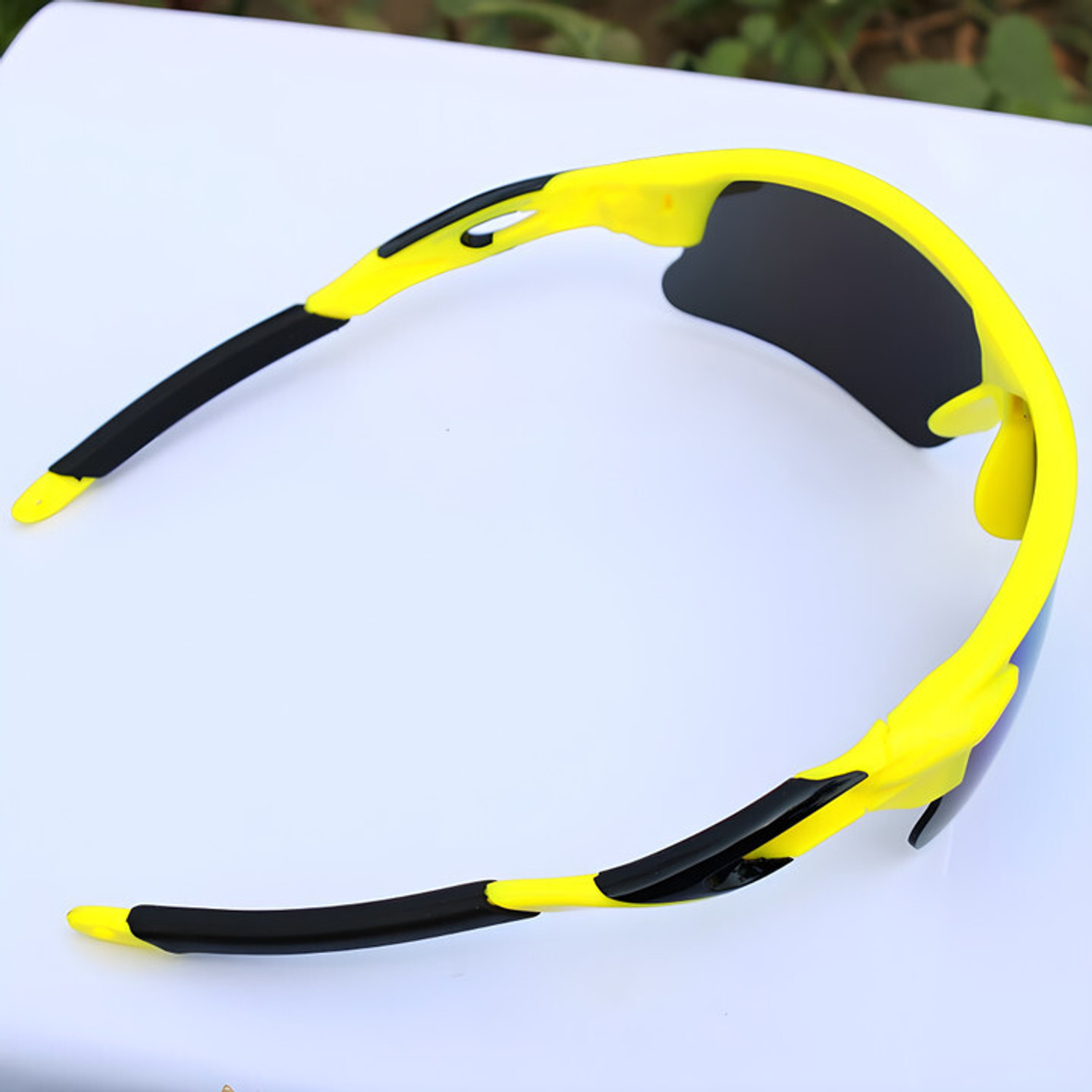 Image of aspecs Sports Googles UV Protection, Wrap-around Sunglasses Riding / Cycling / Running / (Yellow, Black)
