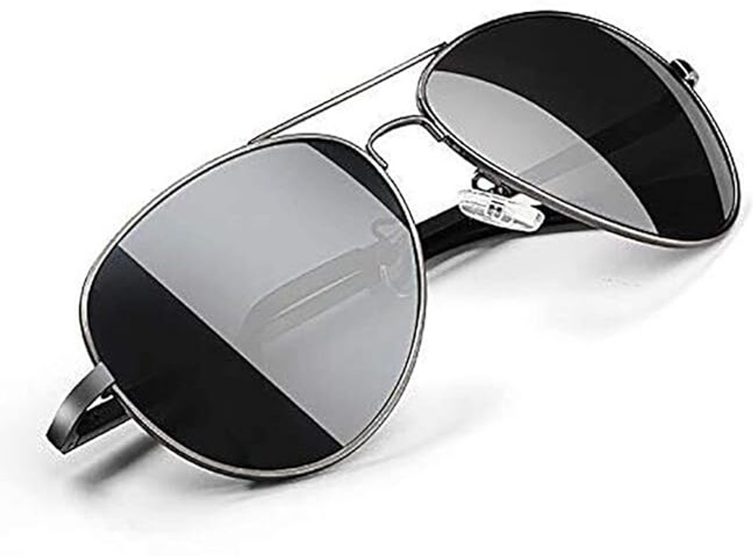Image of Black Jones Aviator Sunglasses