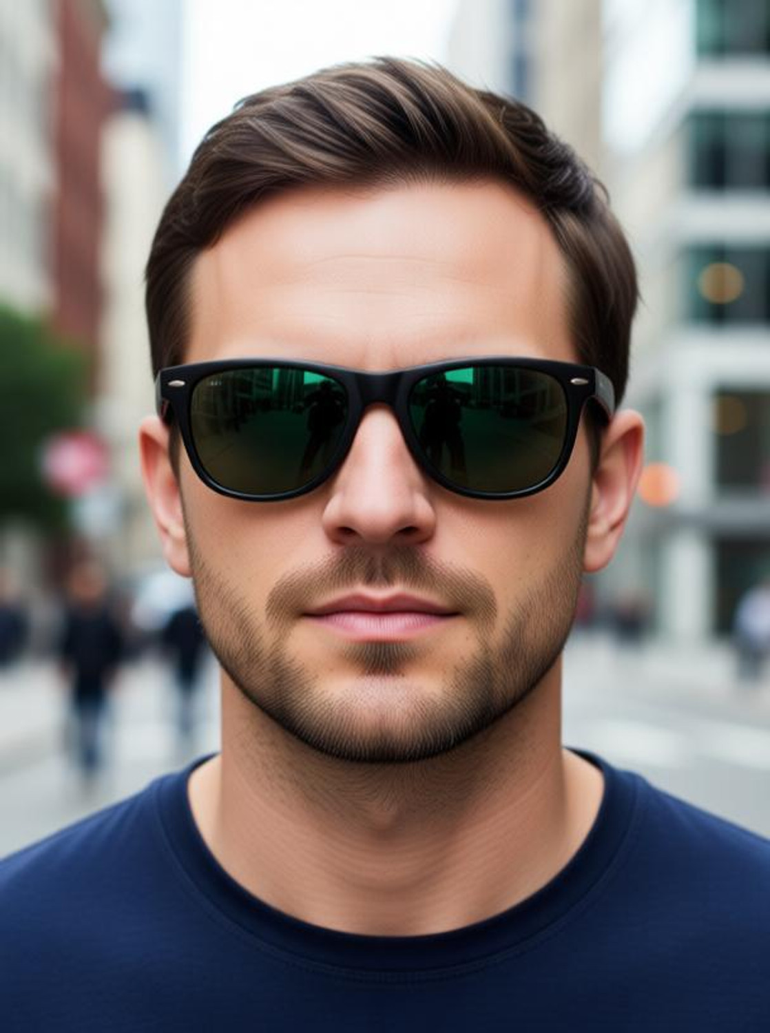 Image of BLIK Rectangular Sunglasses