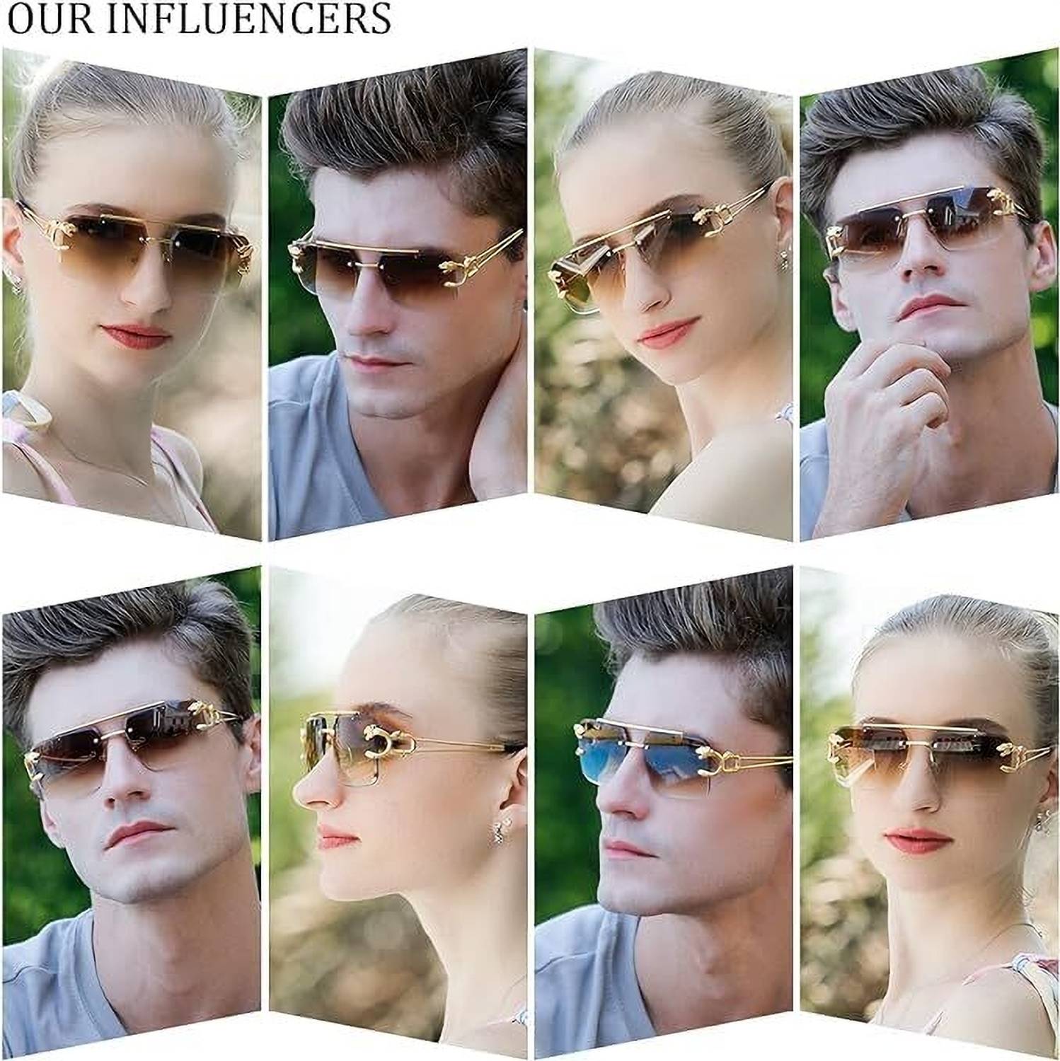 ROADWAY Rectangular Sunglasses - Image 4