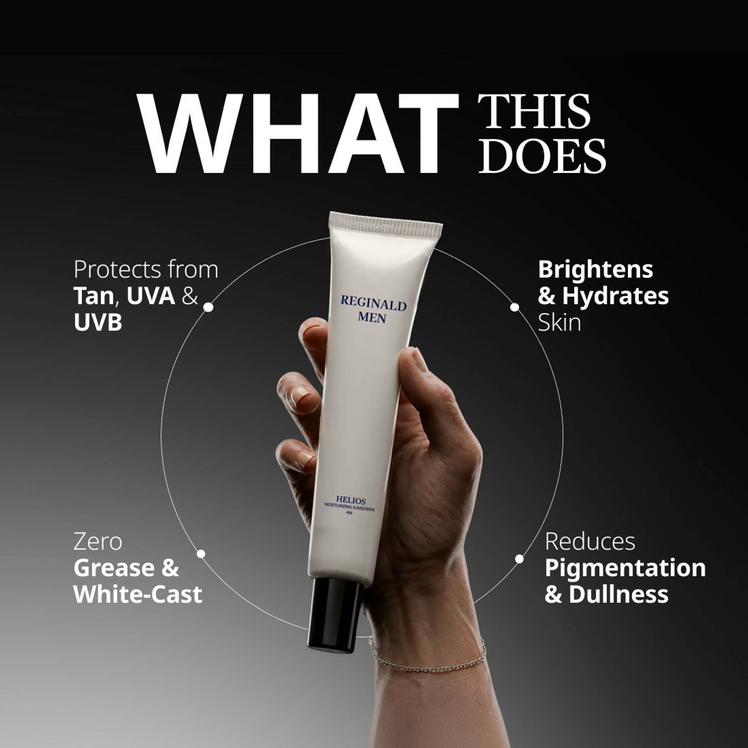 Reginald Men Sunscreen SPF 50+ PA++++ 150g - Image 2