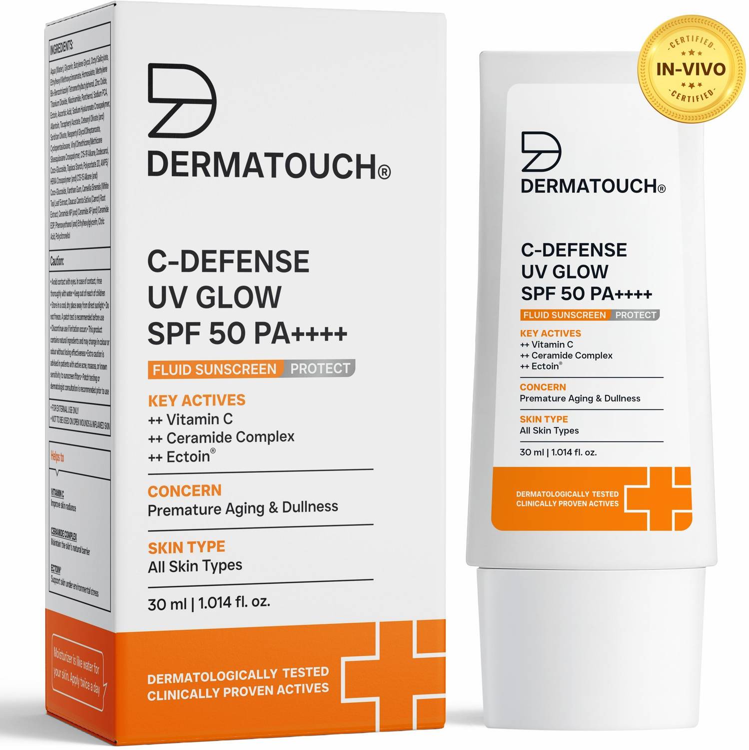Dermatouch Sunscreen SPF 50 PA++++ 30ml