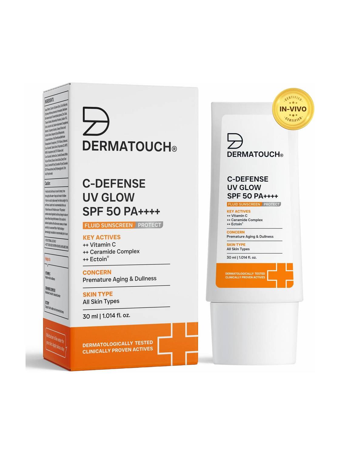 Dermatouch Sunscreen SPF 50 PA++++ 30ml - Image 1