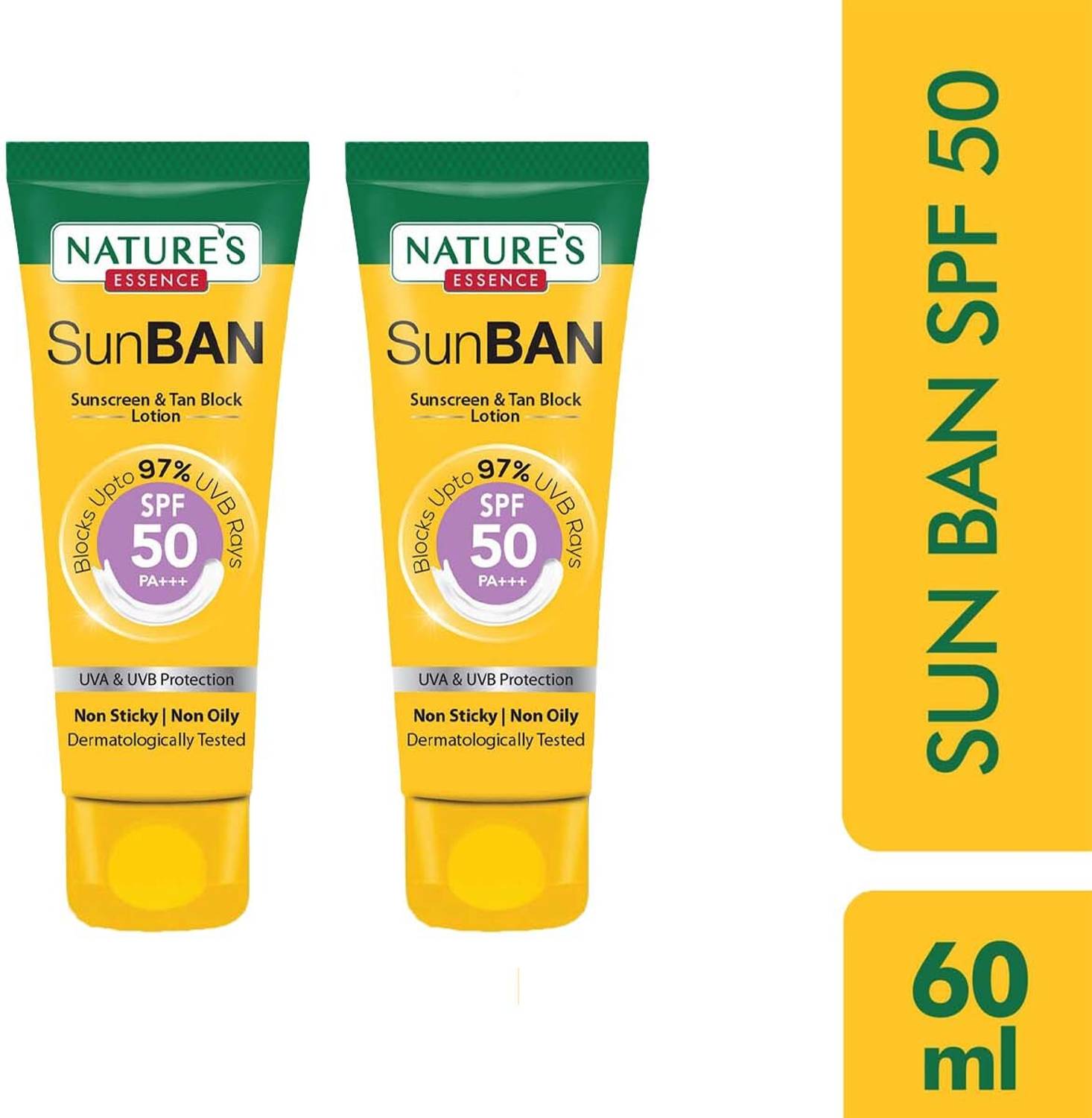 Nature's Essence Sunscreen SPF 50 PA+++ 60ml - Image 1