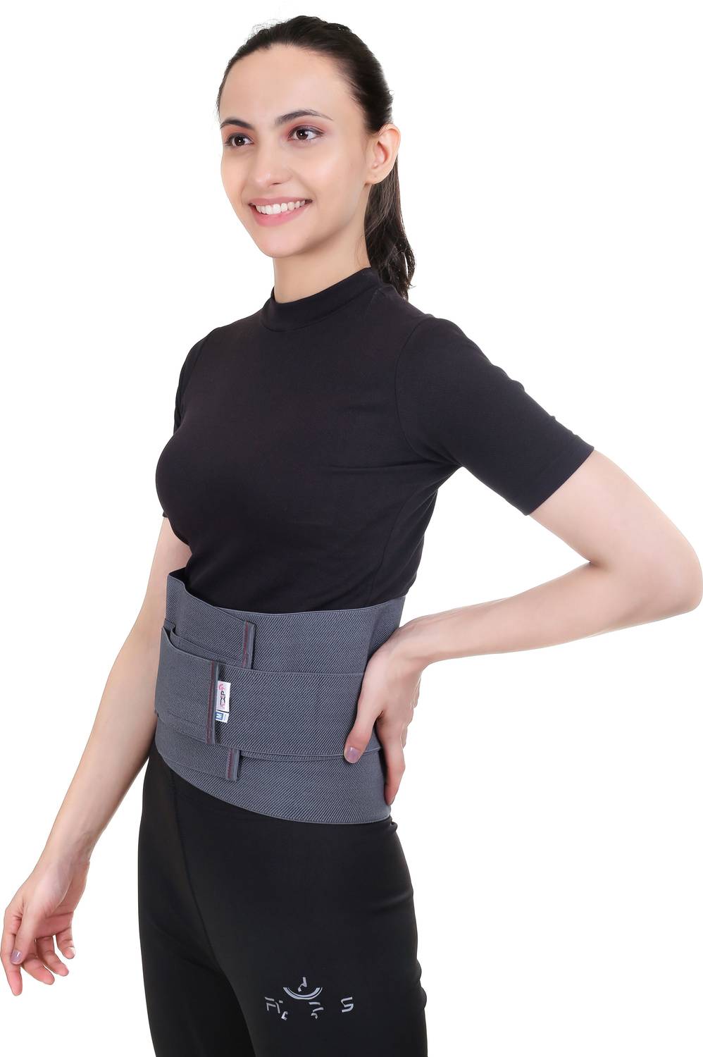 Adept Premium Contoured Lumbar Support Brace Belt for Back Pain Relief LS Belt Back / Lumbar Support