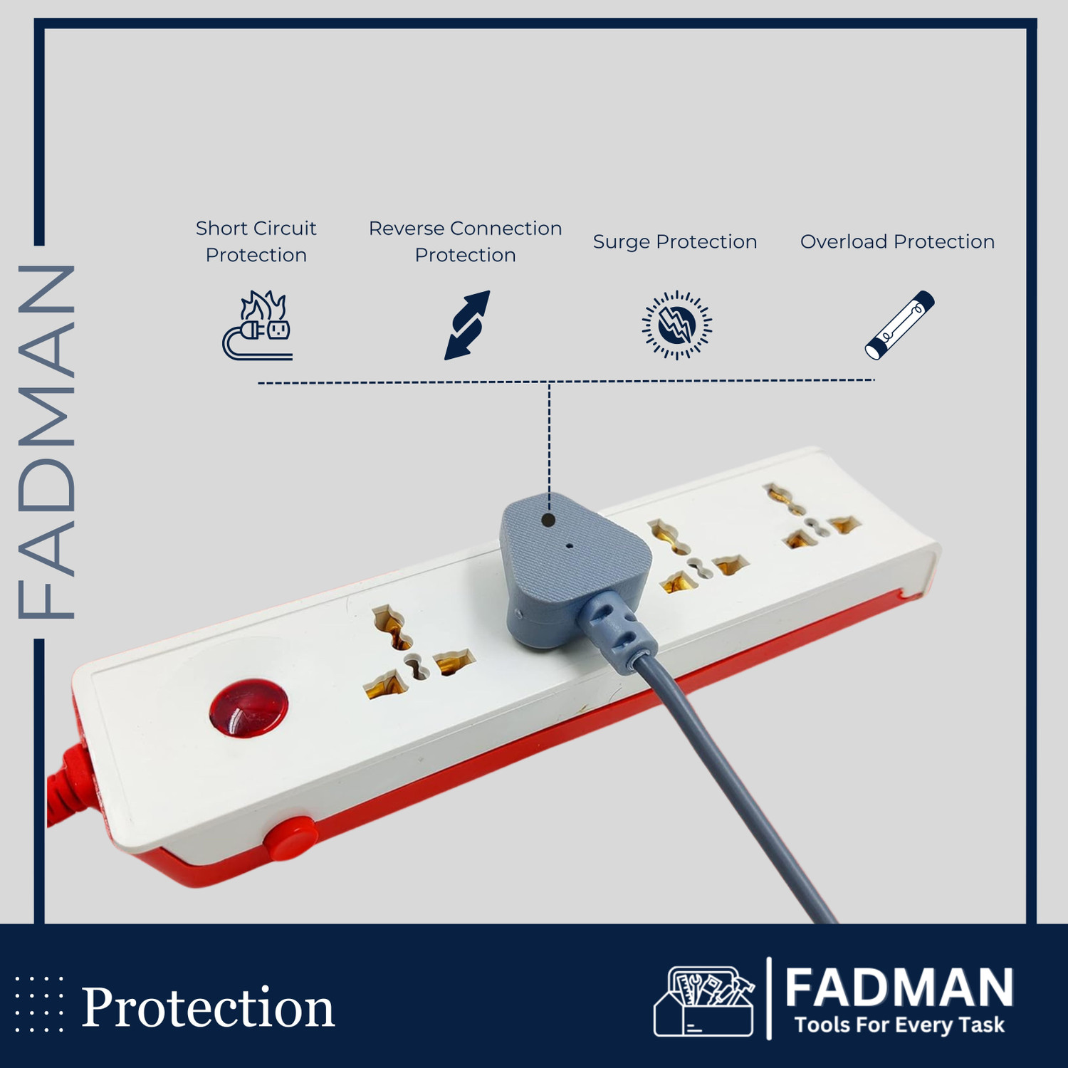 Image of FADMAN Universal 4 Socket Extension Boards