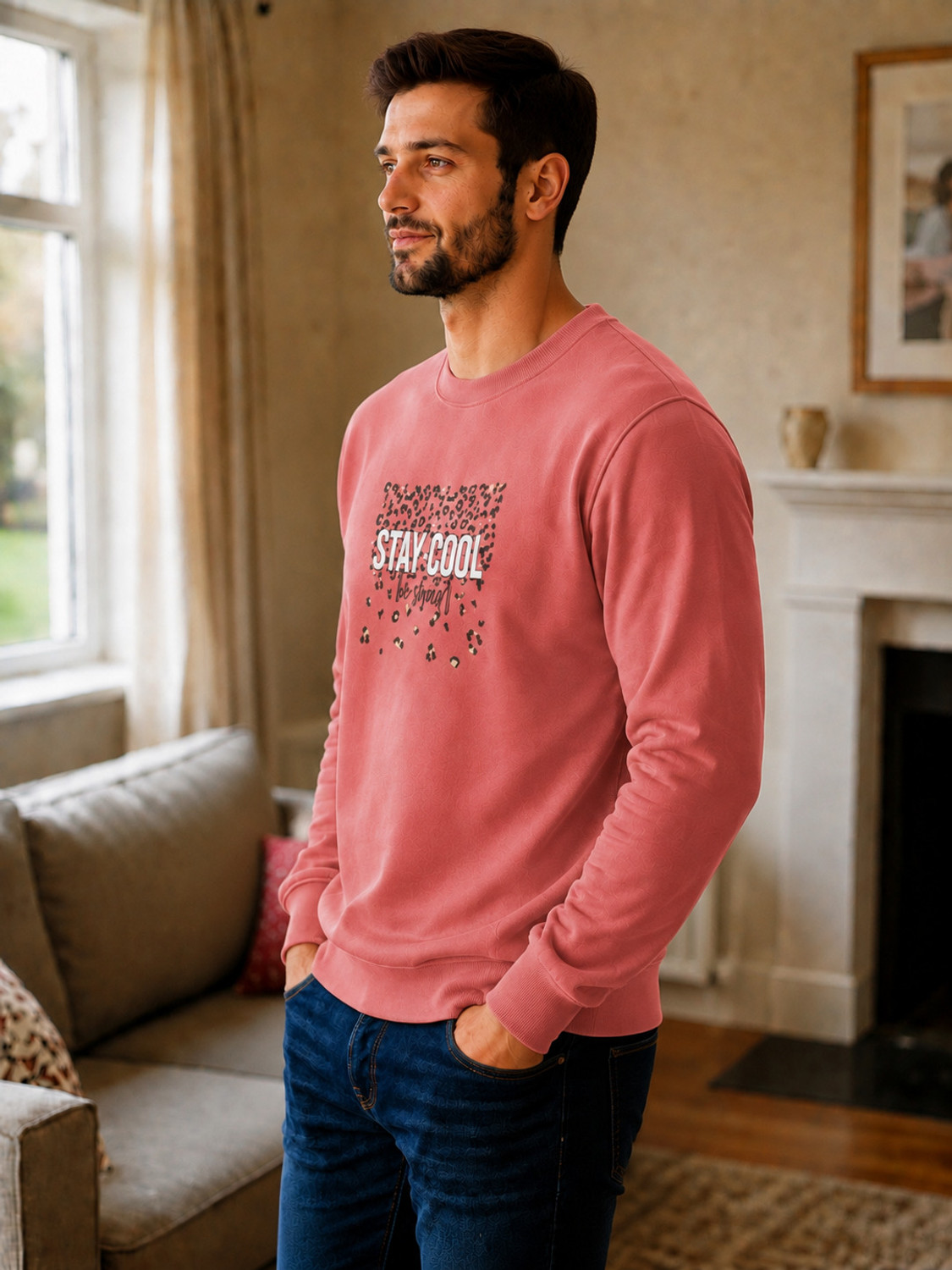 Image of METRONAUT Full Sleeve Printed Men Sweatshirt