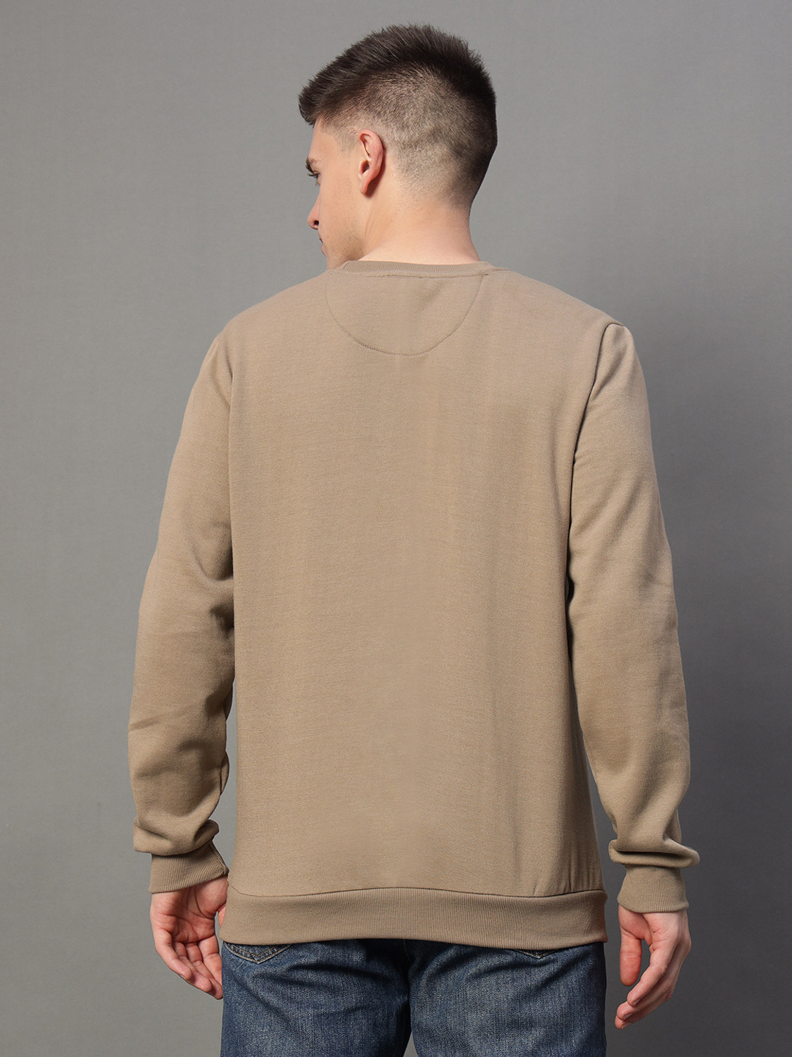 Image of GETGOLF Full Sleeve Solid Men Sweatshirt