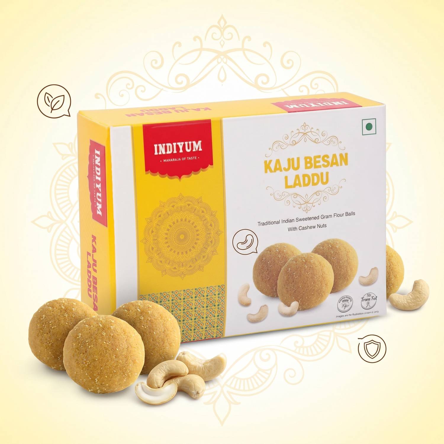 Indiyum Besan Laddu