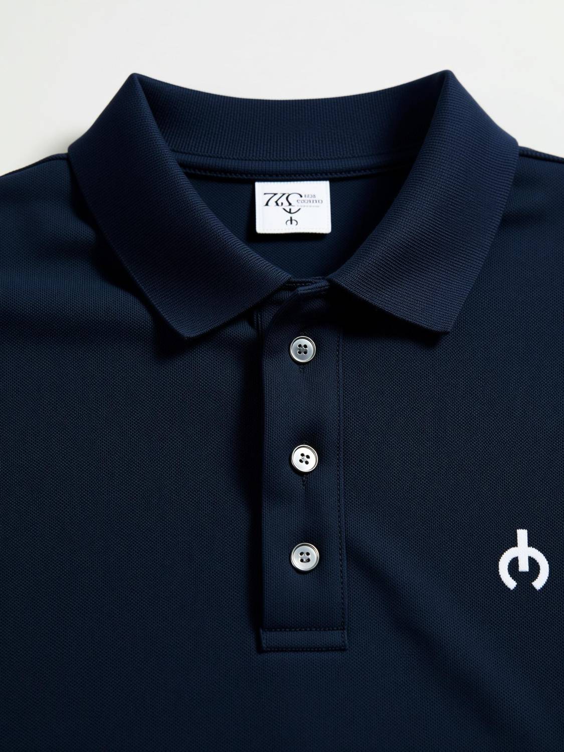 Crafted India Solid Men Blue T-Shirt - Image 3