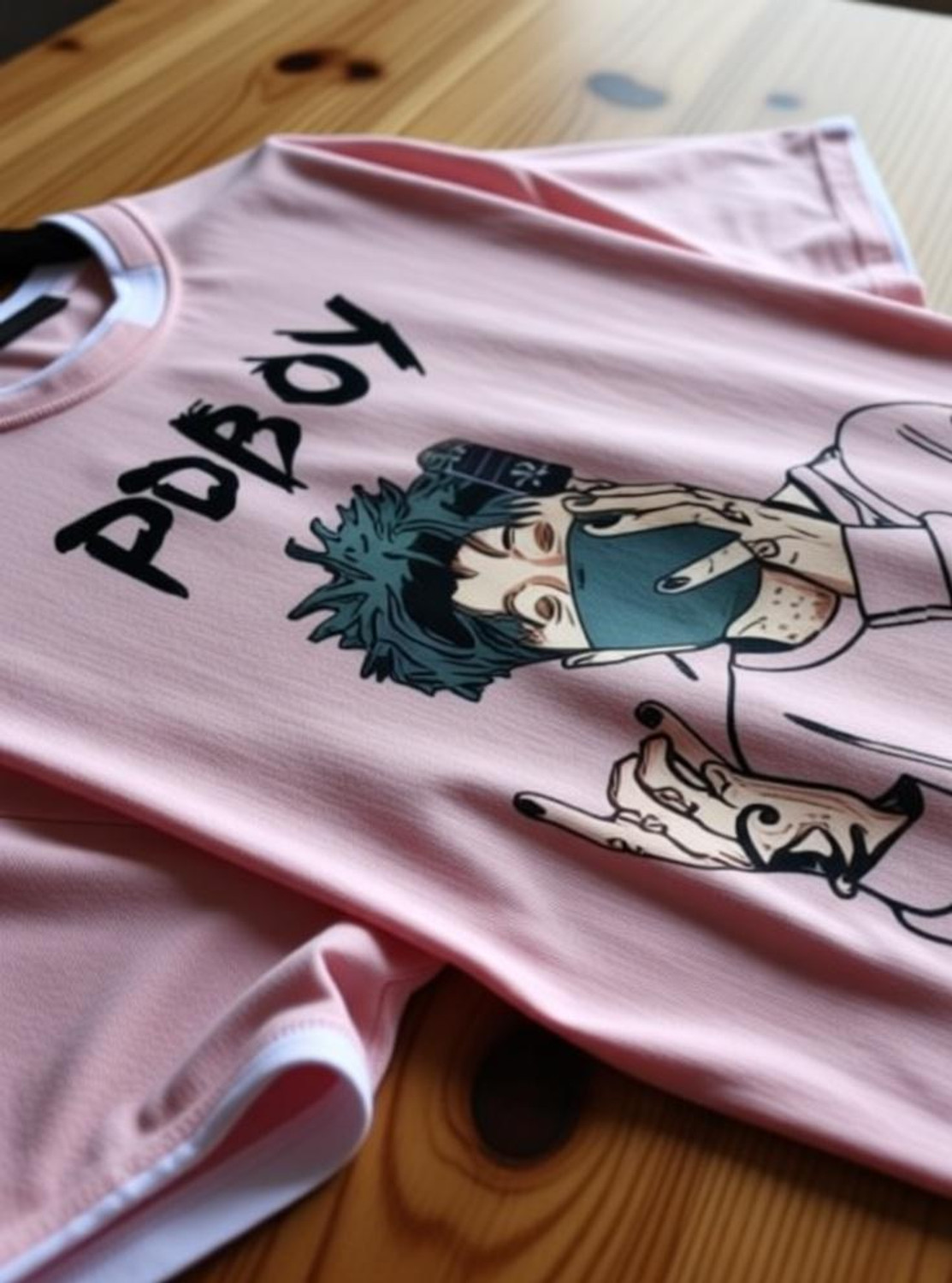 Image of squareretails Printed Men Black, Pink T-Shirt