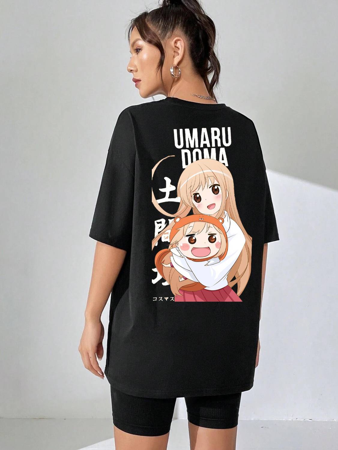 BubbleTwyst Typography, Graphic Print Women Round Neck Black T-Shirt