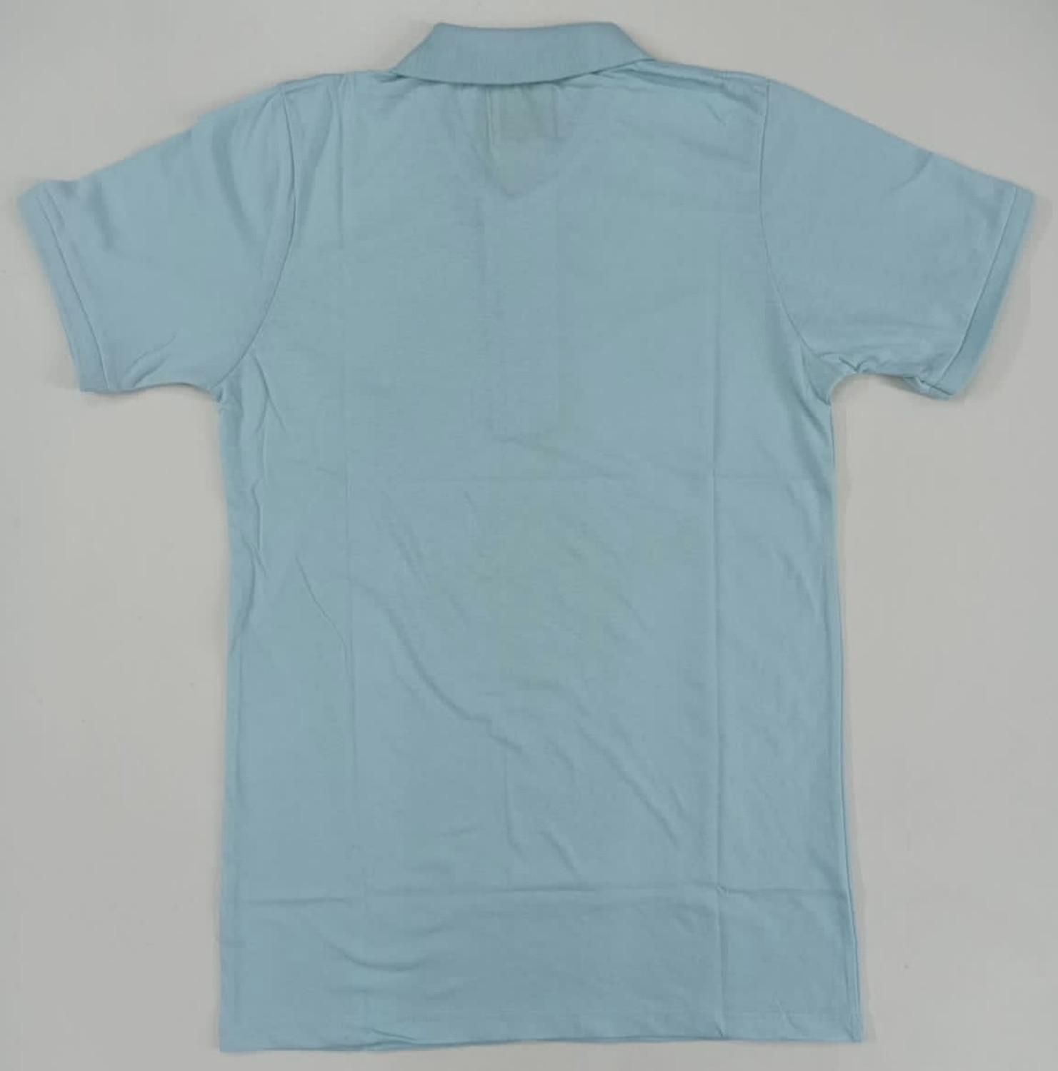 Image of Coldplay Solid Men Polo Neck Blue T-Shirt