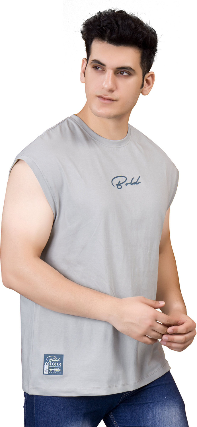Image of I&D Printed Men Round Neck Multicolor T-Shirt