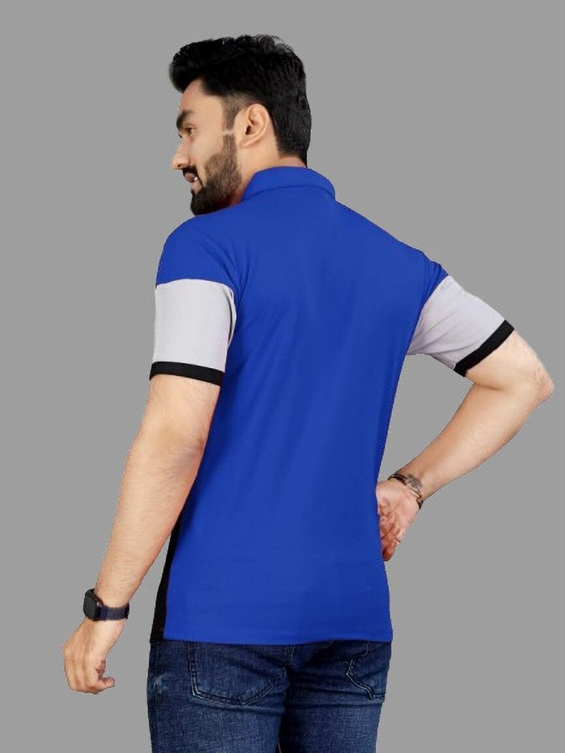 Image of rggarment Striped Men Multicolor T-Shirt