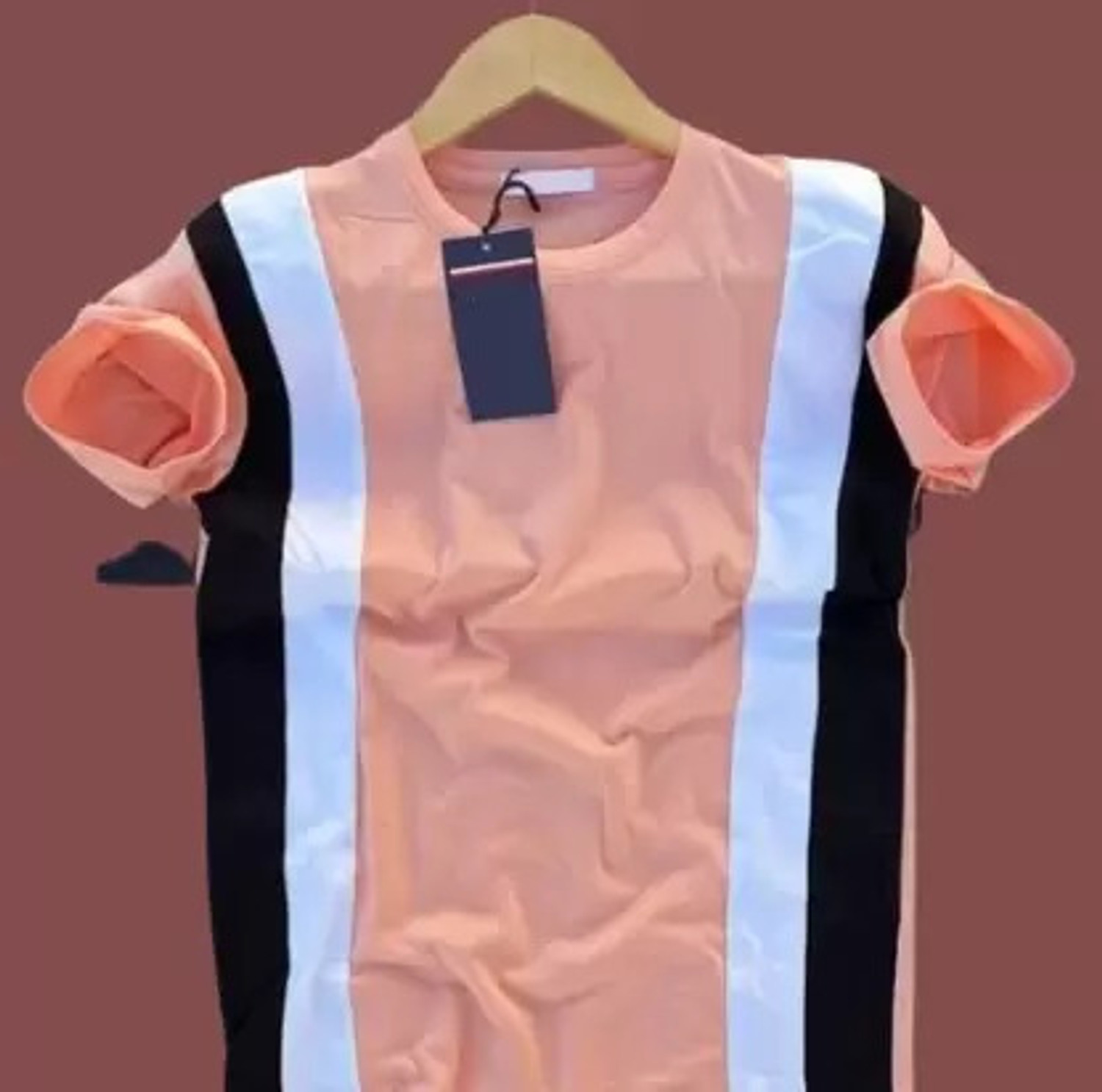 Image of squareretails Striped Men Grey T-Shirt