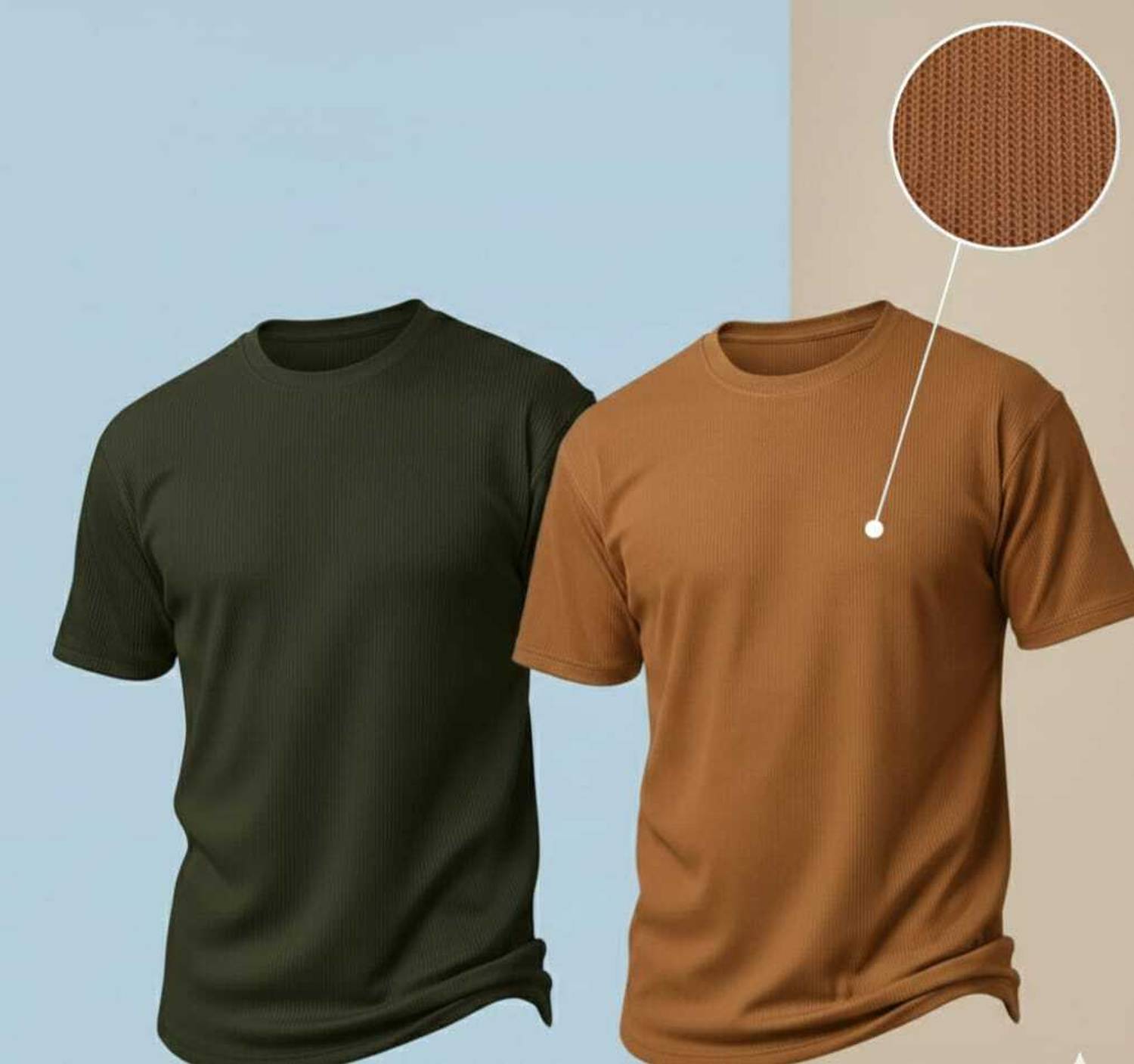 fashion globe Men Multicolor Round Neck T-Shirt - Image 1