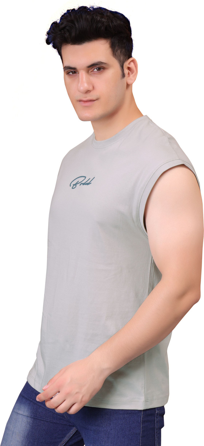 Image of I&D Printed Men Round Neck Multicolor T-Shirt