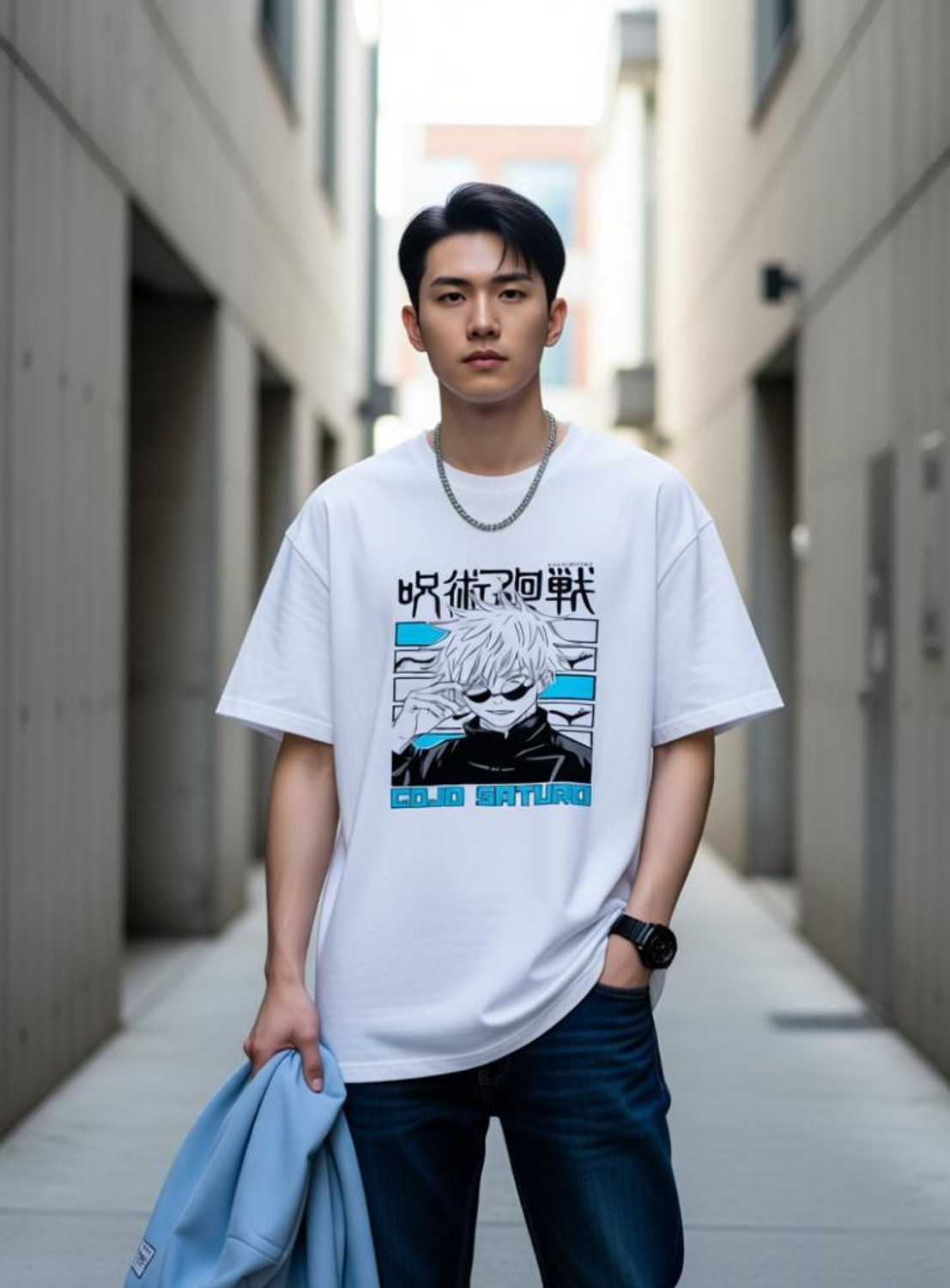 Image of urban shopping Graphic Print Men White T-Shirt
