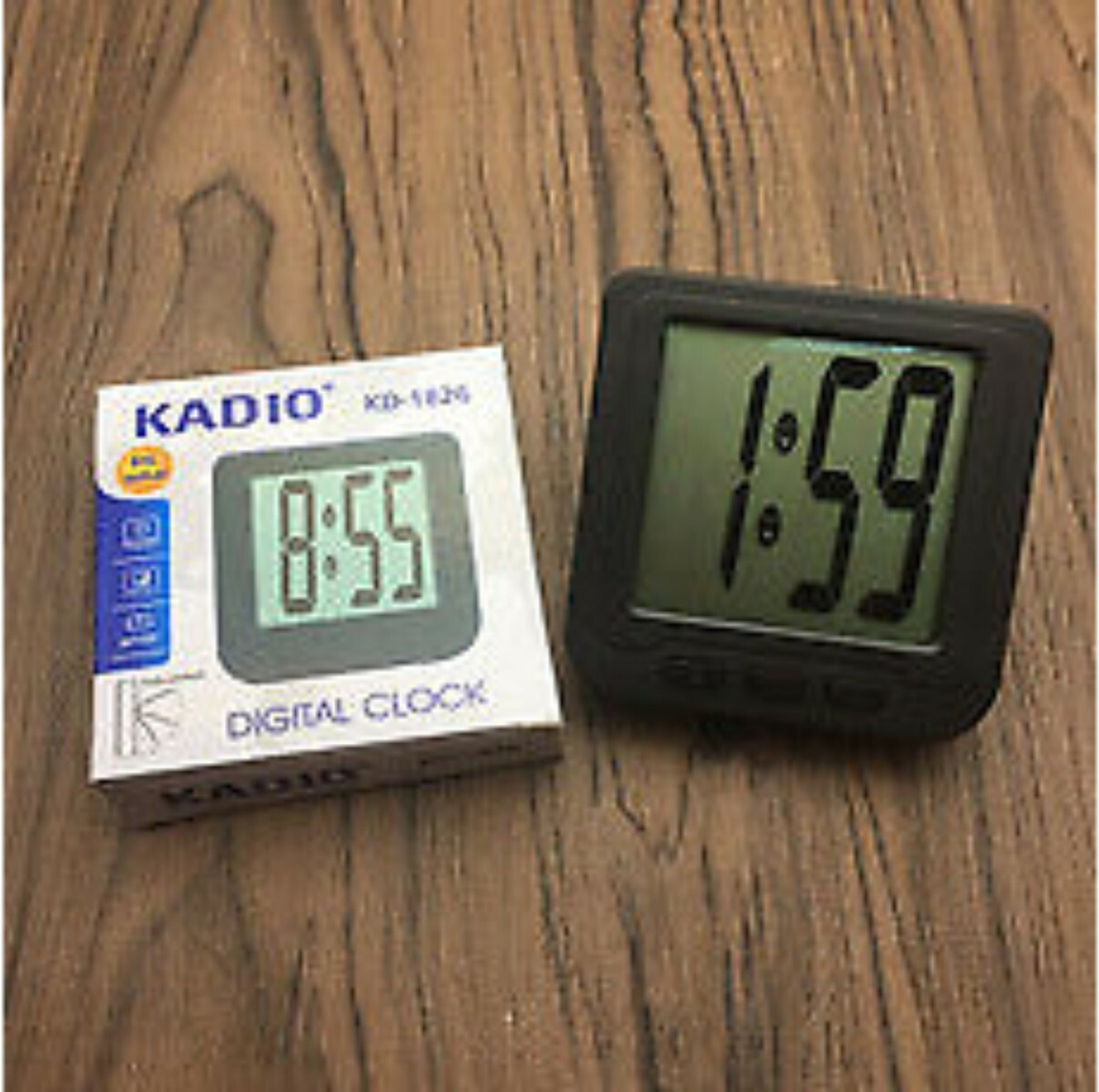 Image of Shrines Digital Black Clock